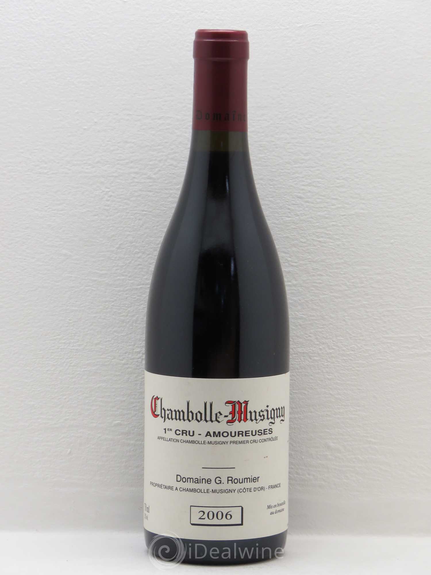 Chambolle-Musigny 1er Cru Amoureuses Domaine Georges Roumier 2006 - Lot de 1 bouteille - 0