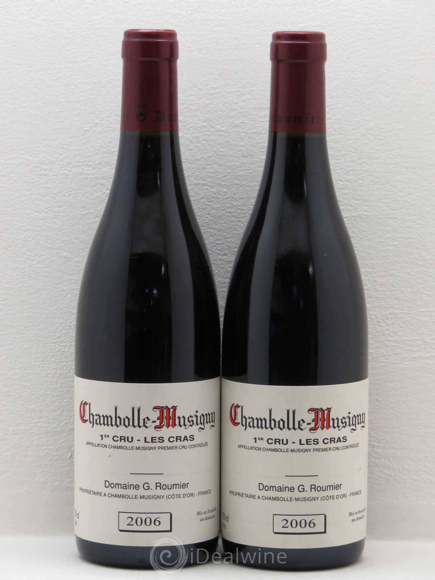 Chambolle-Musigny 1er Cru Les Cras Georges Roumier (Domaine) 2006 - Lot de 2 bouteilles - 0
