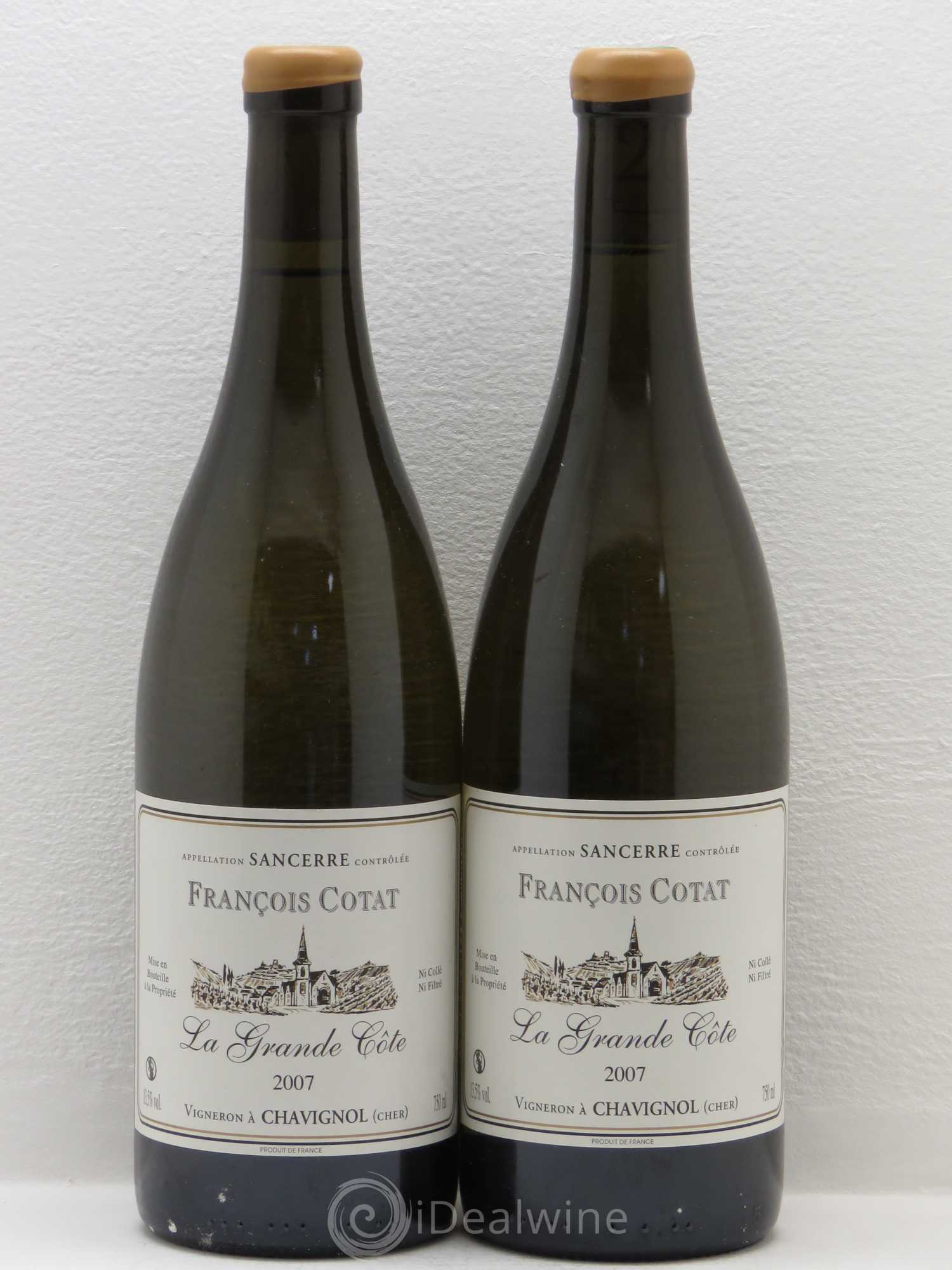 Sancerre La Grande Côte François Cotat 2007 - Lot de 2 bouteilles - 0