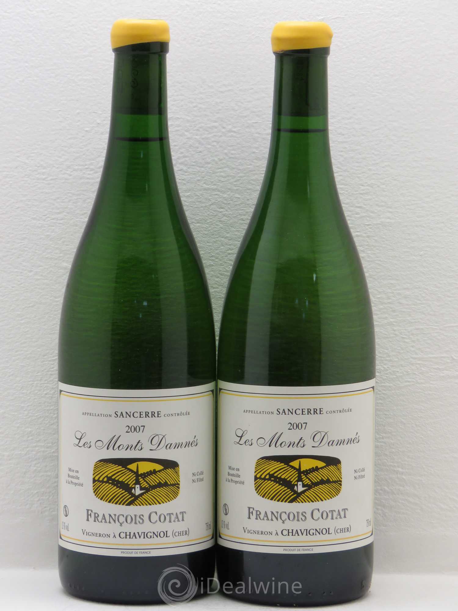 Sancerre Les Monts Damnés François Cotat 2007 - Lot de 2 bouteilles - 0