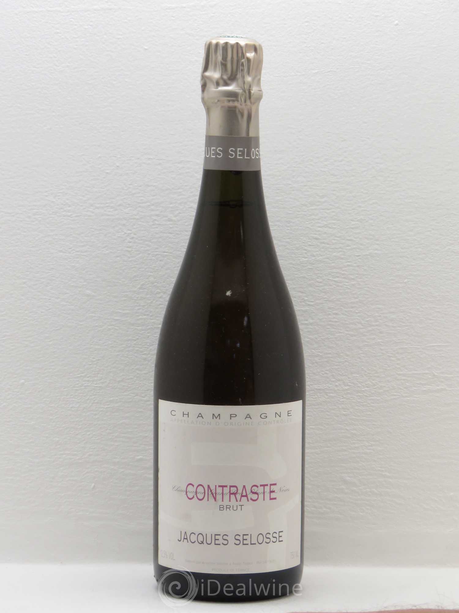 Champagne Jacques Selosse Contraste Grand Cru Blanc de Noirs Brut - Posten von 1 Flasche - 0