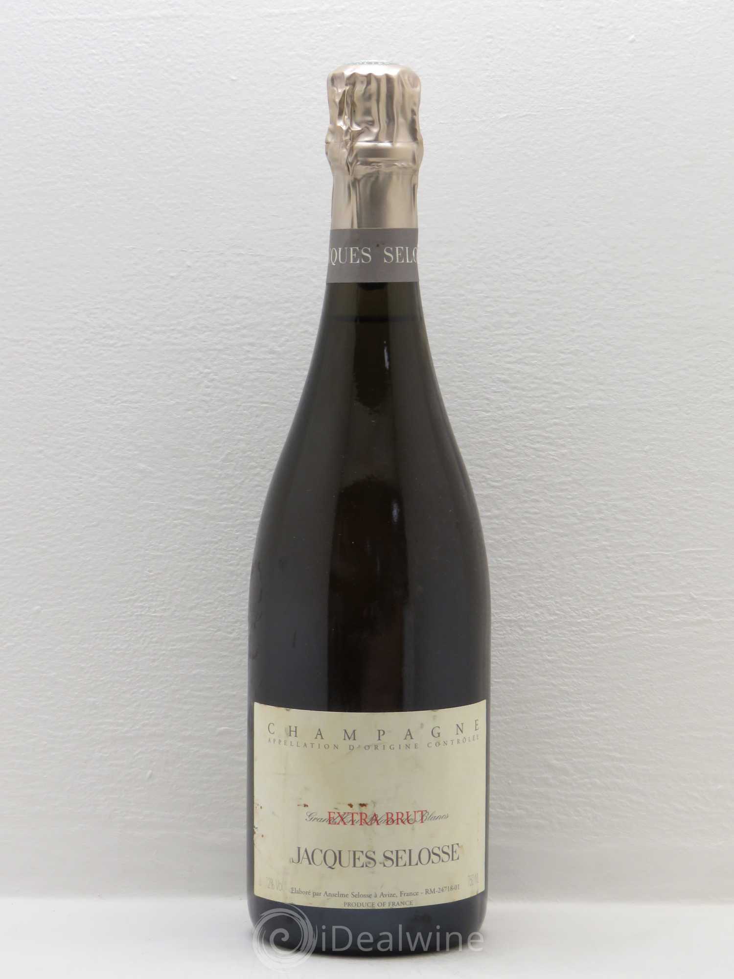Champagne Jacques Selosse Extra Brut Grand Cru Blanc de Blancs - Posten von 1 Flasche - 0