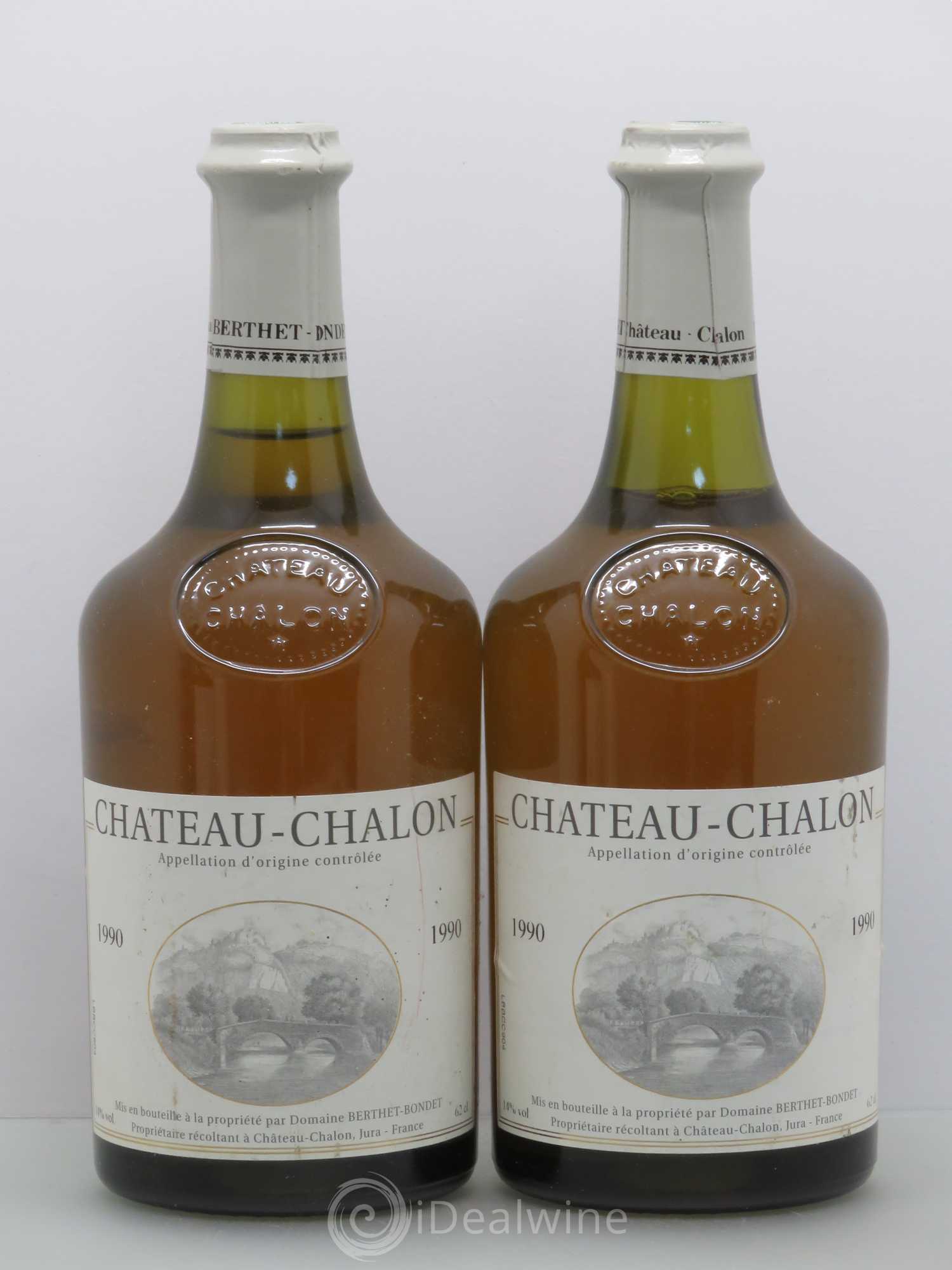 Château-Chalon Berthet-Bondet 1990 - Lot de 2 bouteilles - 0