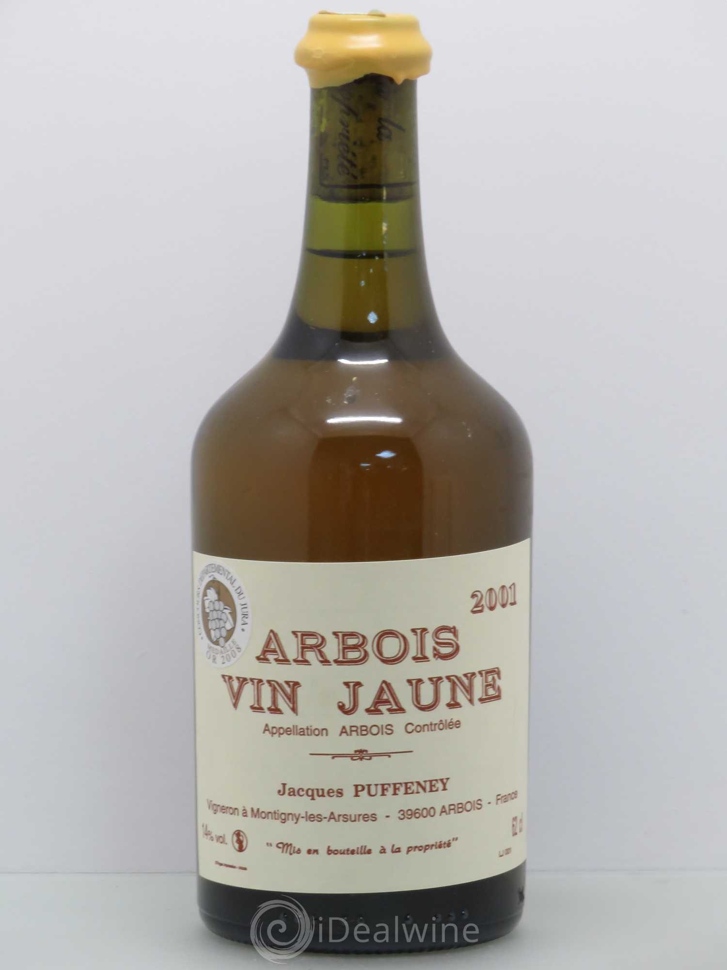 Arbois Vin Jaune Jacques Puffeney 2001 - Posten von 1 Flasche - 0