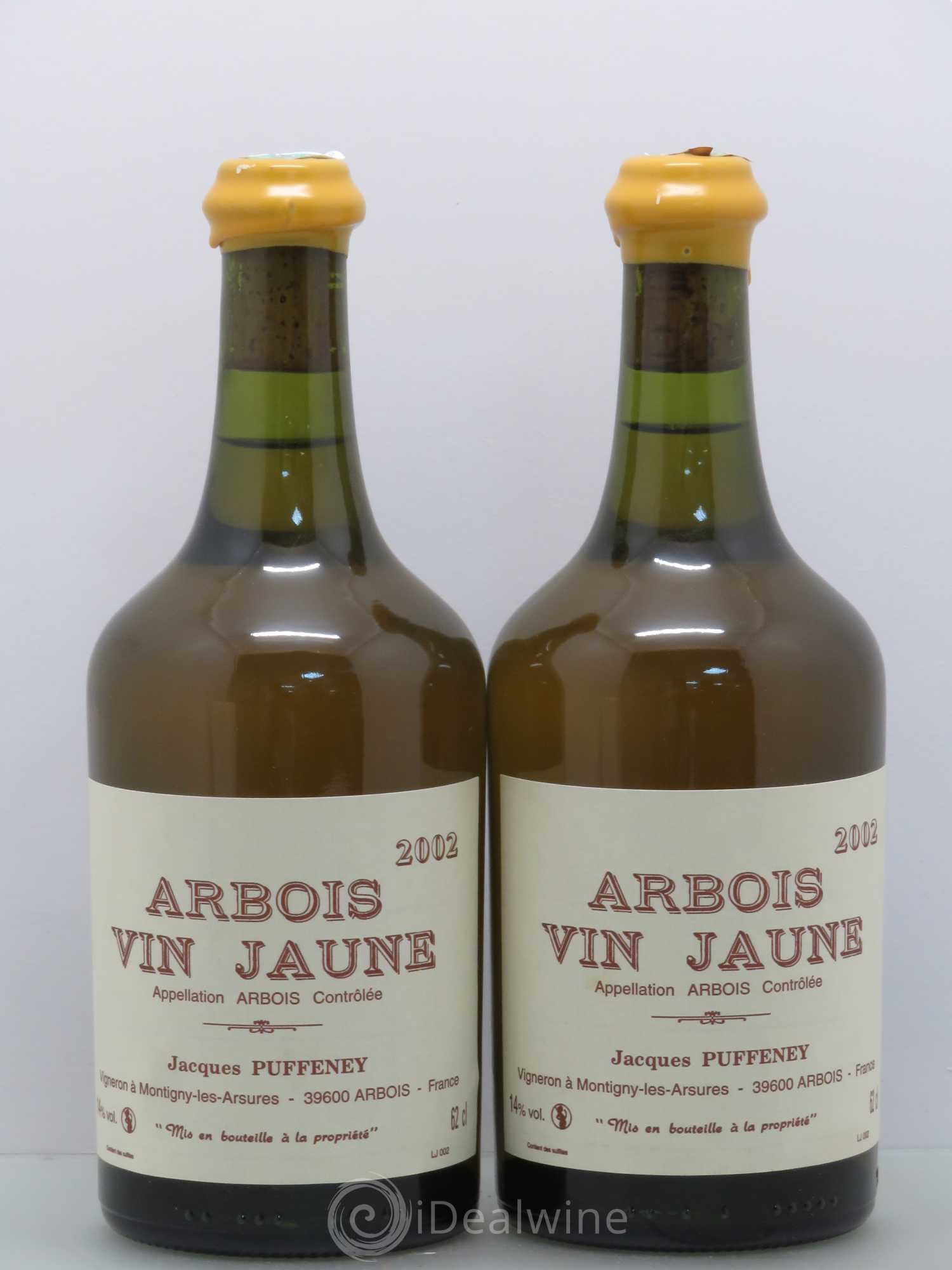 Arbois Vin Jaune Jacques Puffeney 2002 - Posten von 2 Flaschen - 0