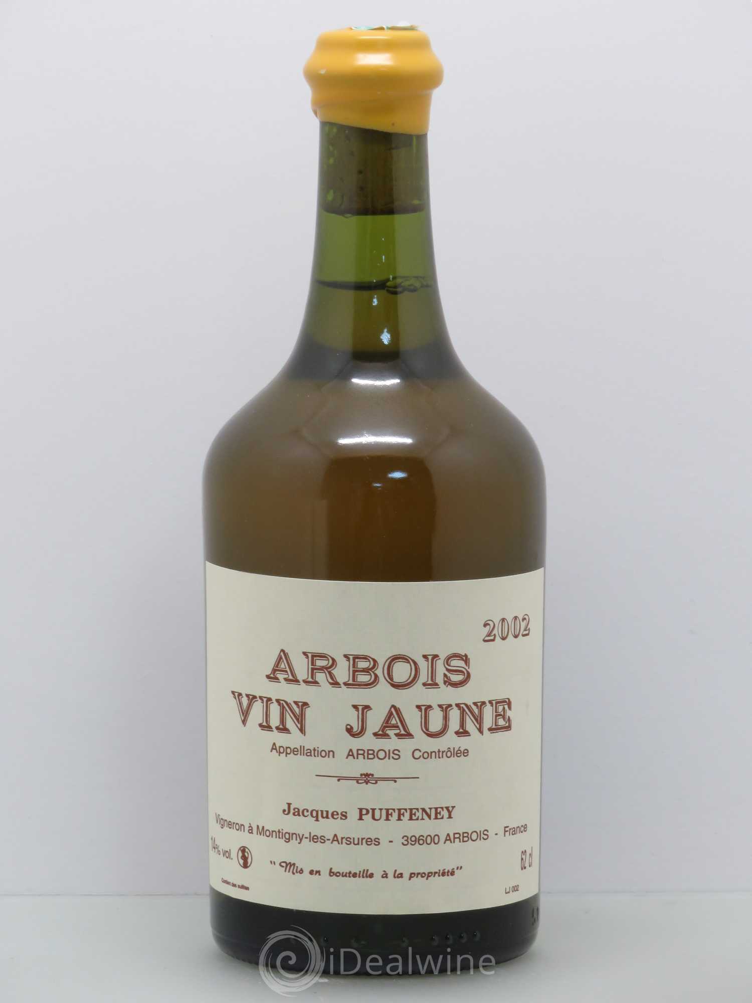Arbois Vin Jaune Jacques Puffeney 2002 - Posten von 1 Flasche - 0