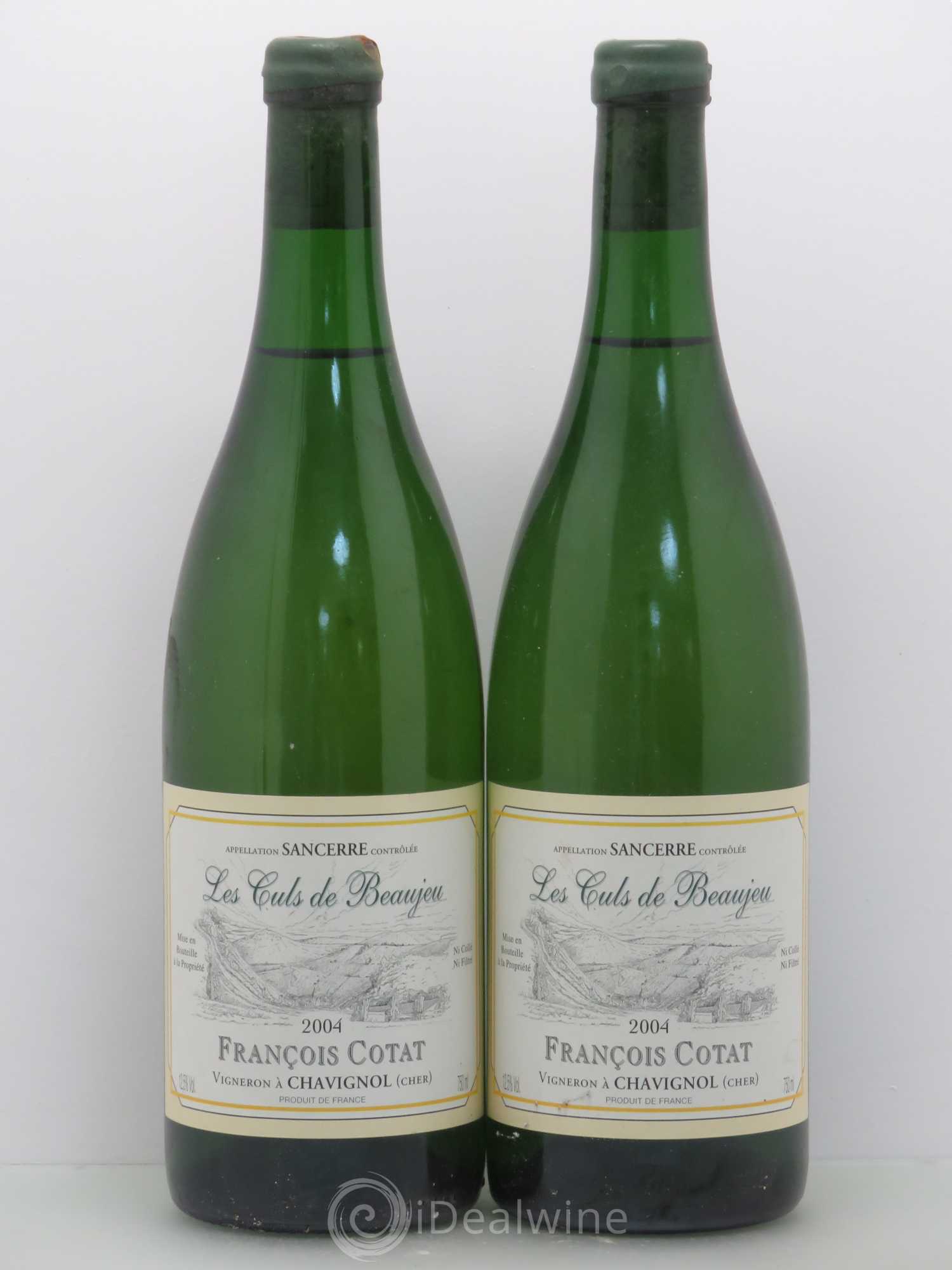Sancerre Les Culs de Beaujeu François Cotat 2004 - Posten von 2 Flaschen - 0