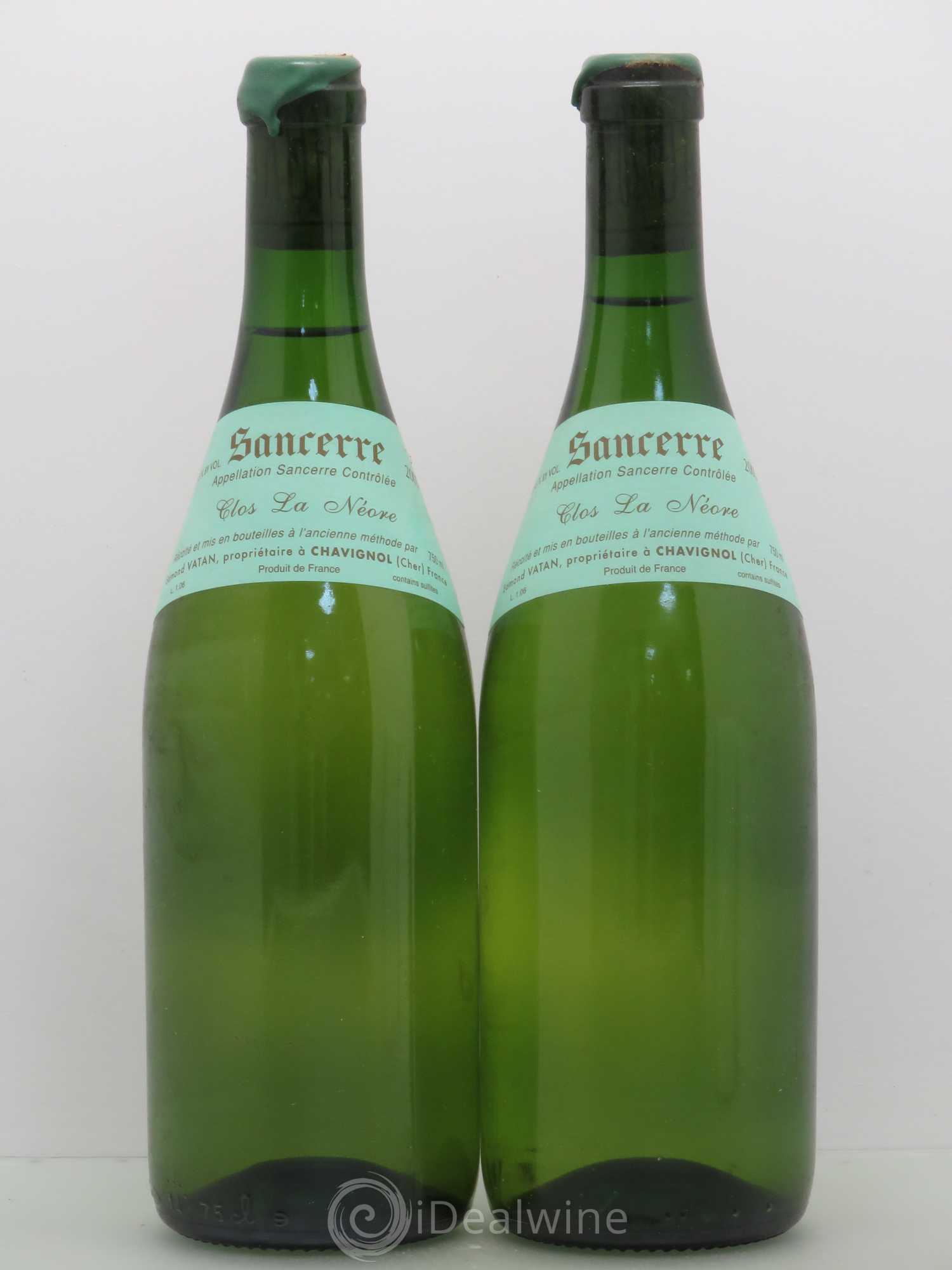 Sancerre Clos la Neore Edmond Vatan 2005 - Lot de 2 bouteilles - 0
