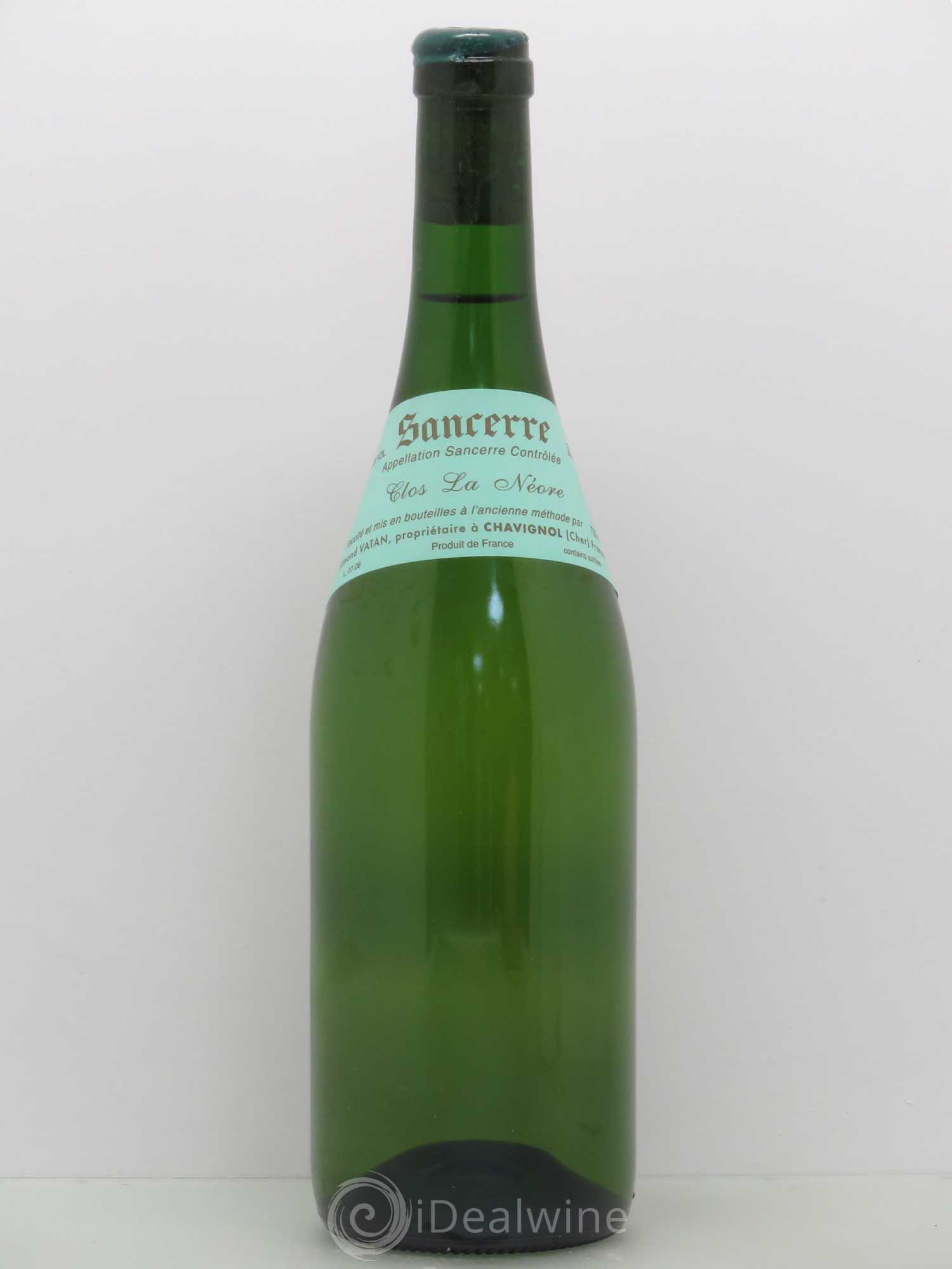 Sancerre Clos la Neore Edmond Vatan 2006 - Lot de 1 bouteille - 0