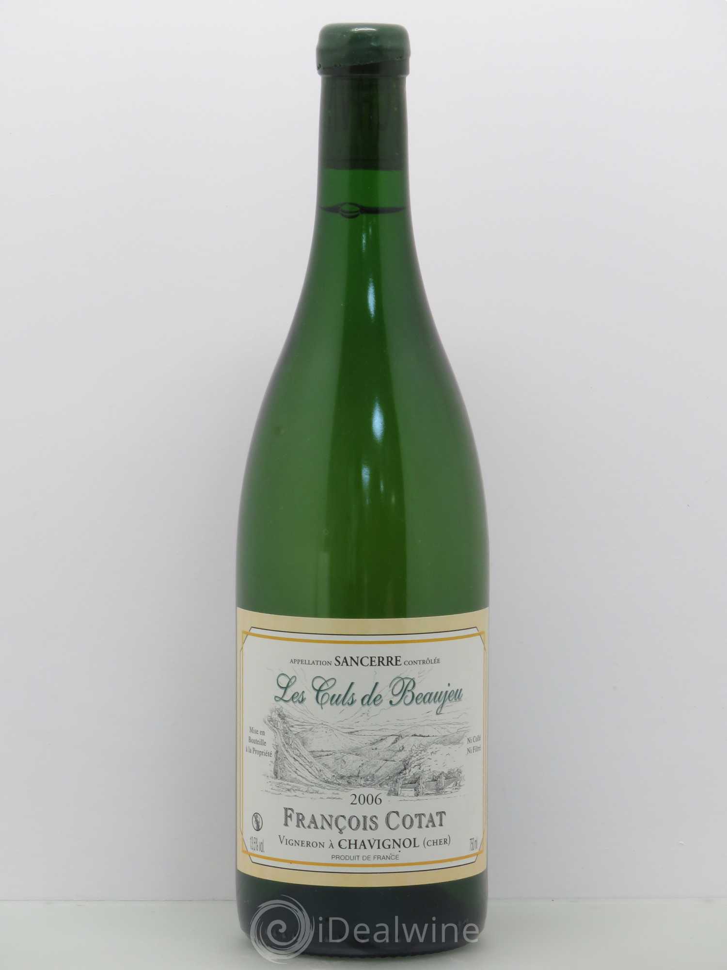 Sancerre Les Culs de Beaujeu François Cotat 2006 - Lot de 1 bouteille - 0