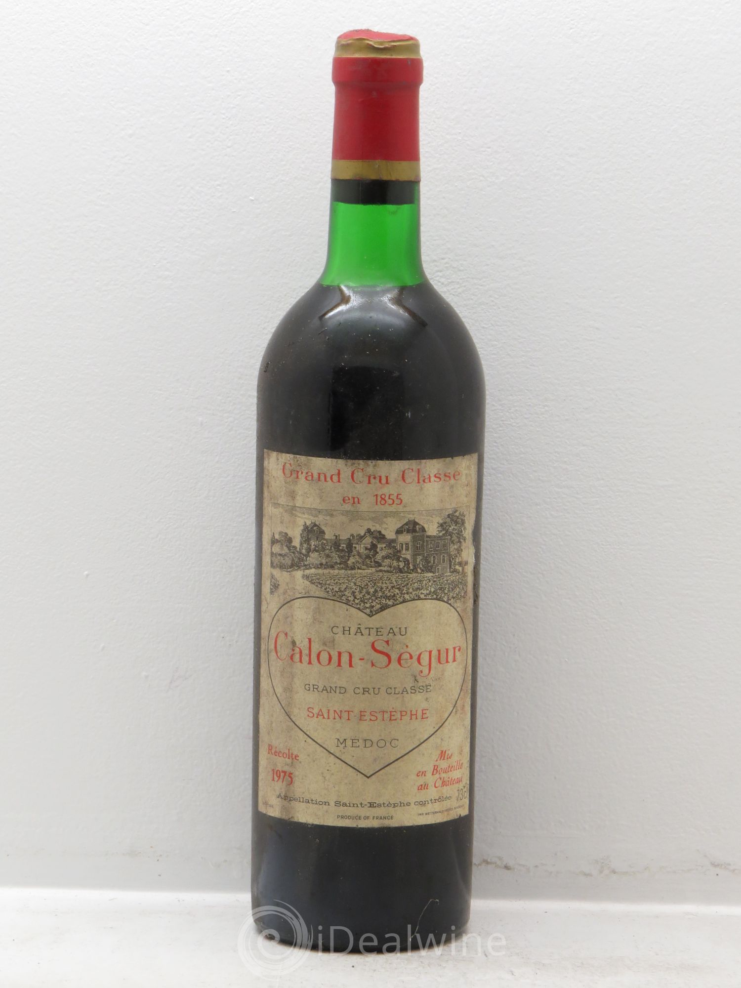 Château Calon Ségur 3ème Grand Cru Classé 1975 - Lot de 1 bouteille - 0