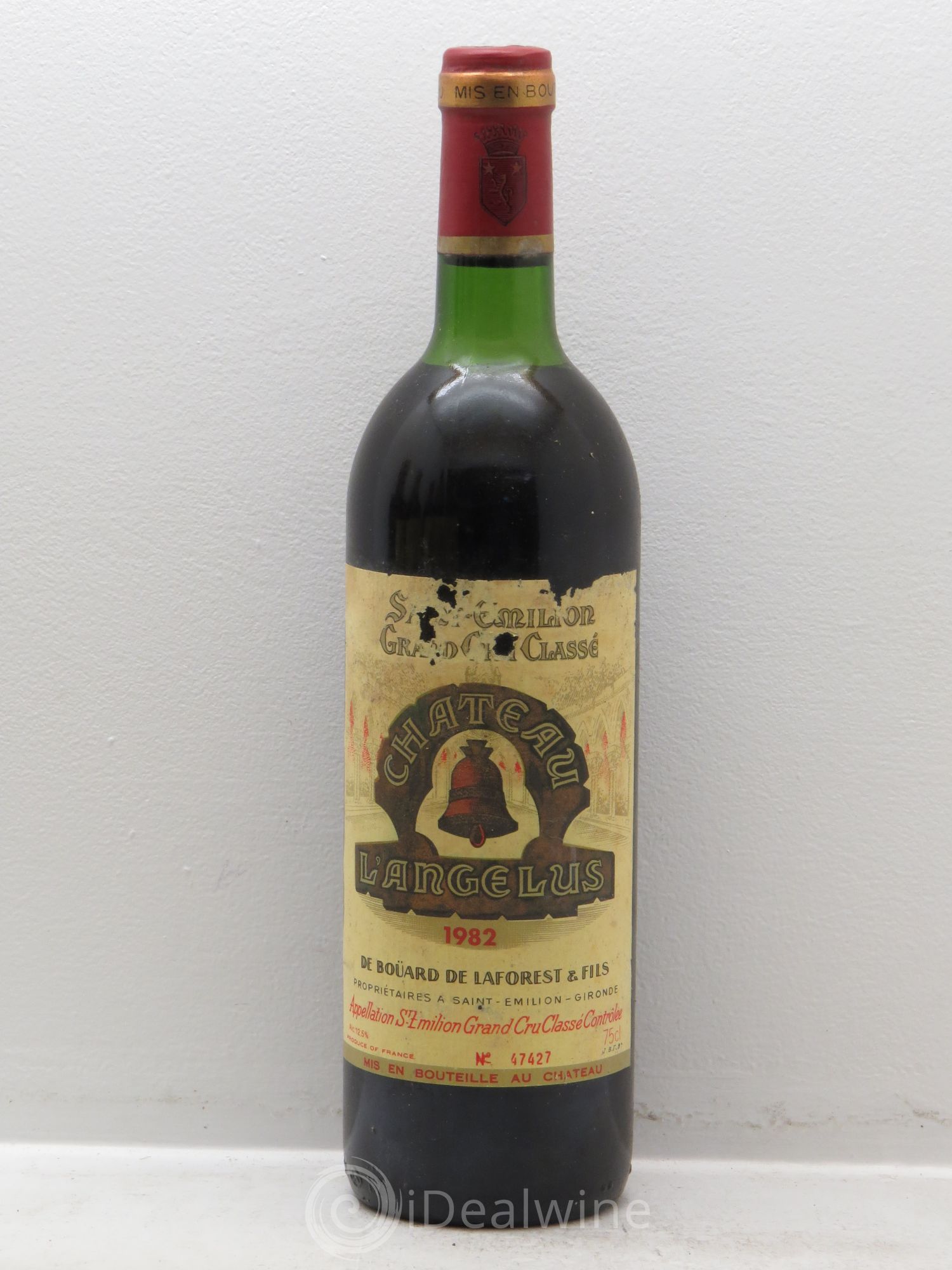 Château Angélus 1er Grand Cru Classé A 1982 - Lot de 6 bouteilles - 0