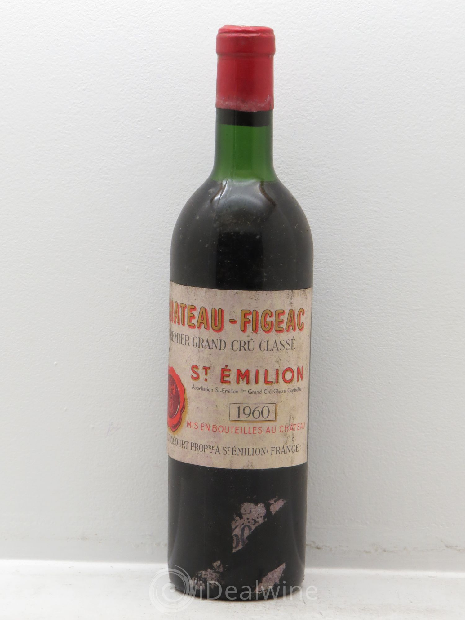 Château Figeac 1er Grand Cru Classé A 1960 - Lot de 1 bouteille - 0