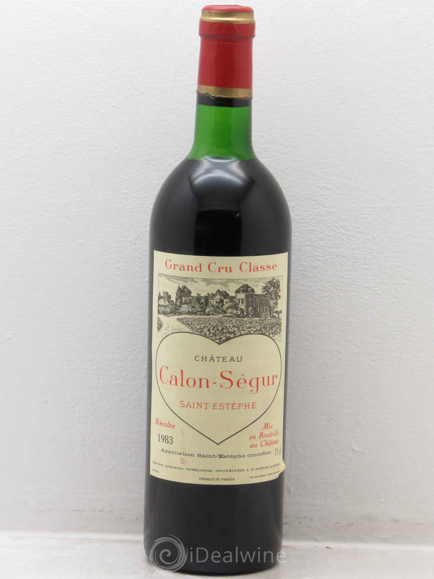 Château Calon Ségur 3ème Grand Cru Classé 1983 - Lot de 1 bouteille - 0