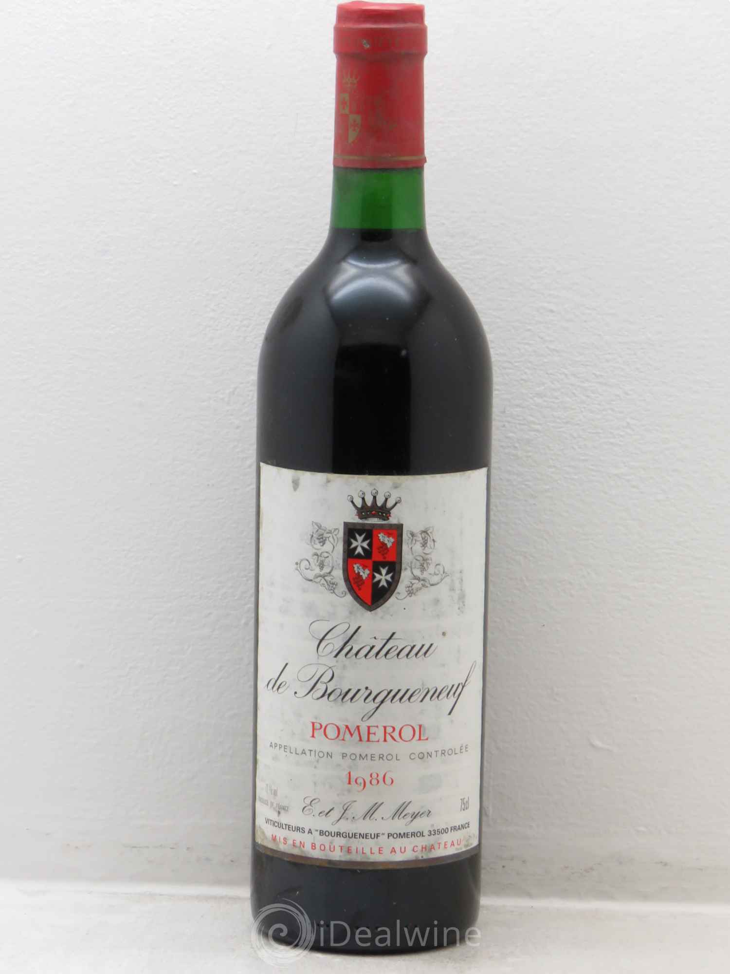 Château Bourgneuf 1986 - Lot de 1 bouteille - 0