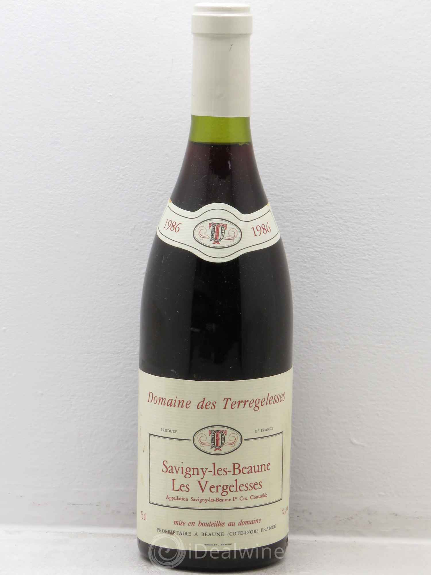 Savigny-lès-Beaune 1er Cru Les Vergelesses Domaine des Terregelesses 1986 - Lotto di 1 bottiglia - 0