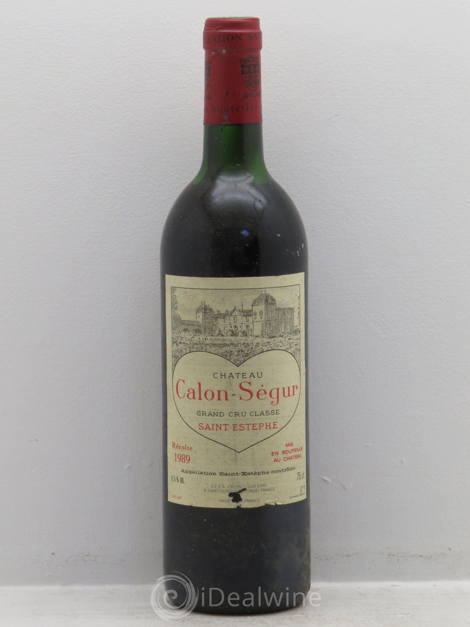 Château Calon Ségur 3ème Grand Cru Classé 1989 - Lot de 1 bouteille - 0