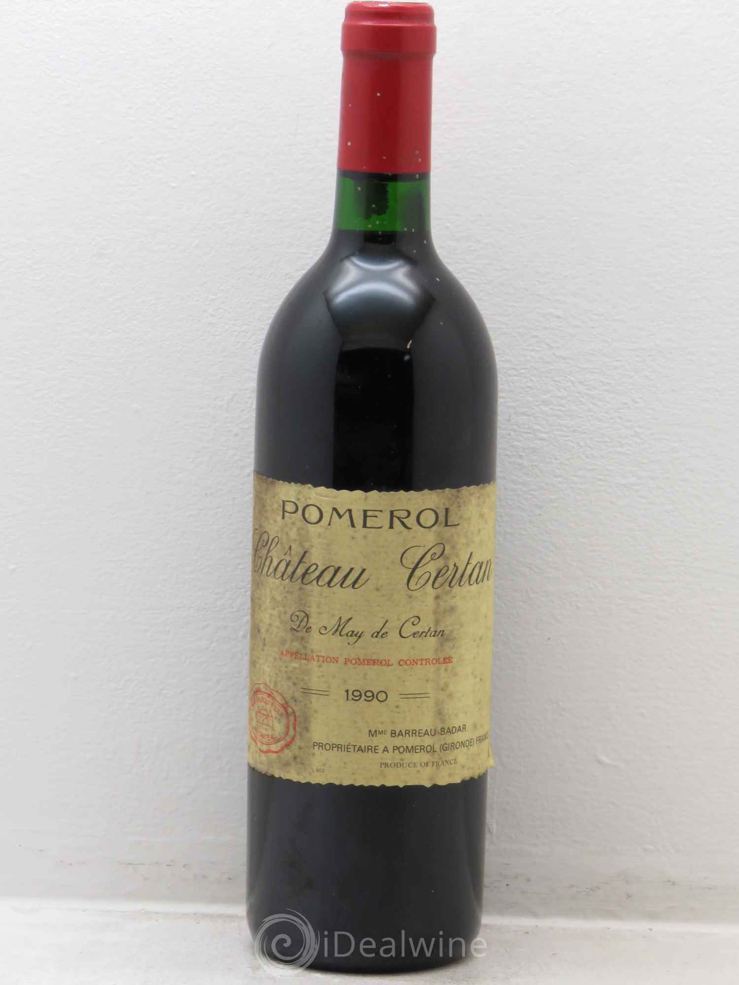 Château Certan de May 1990 - Lot de 1 bouteille - 0