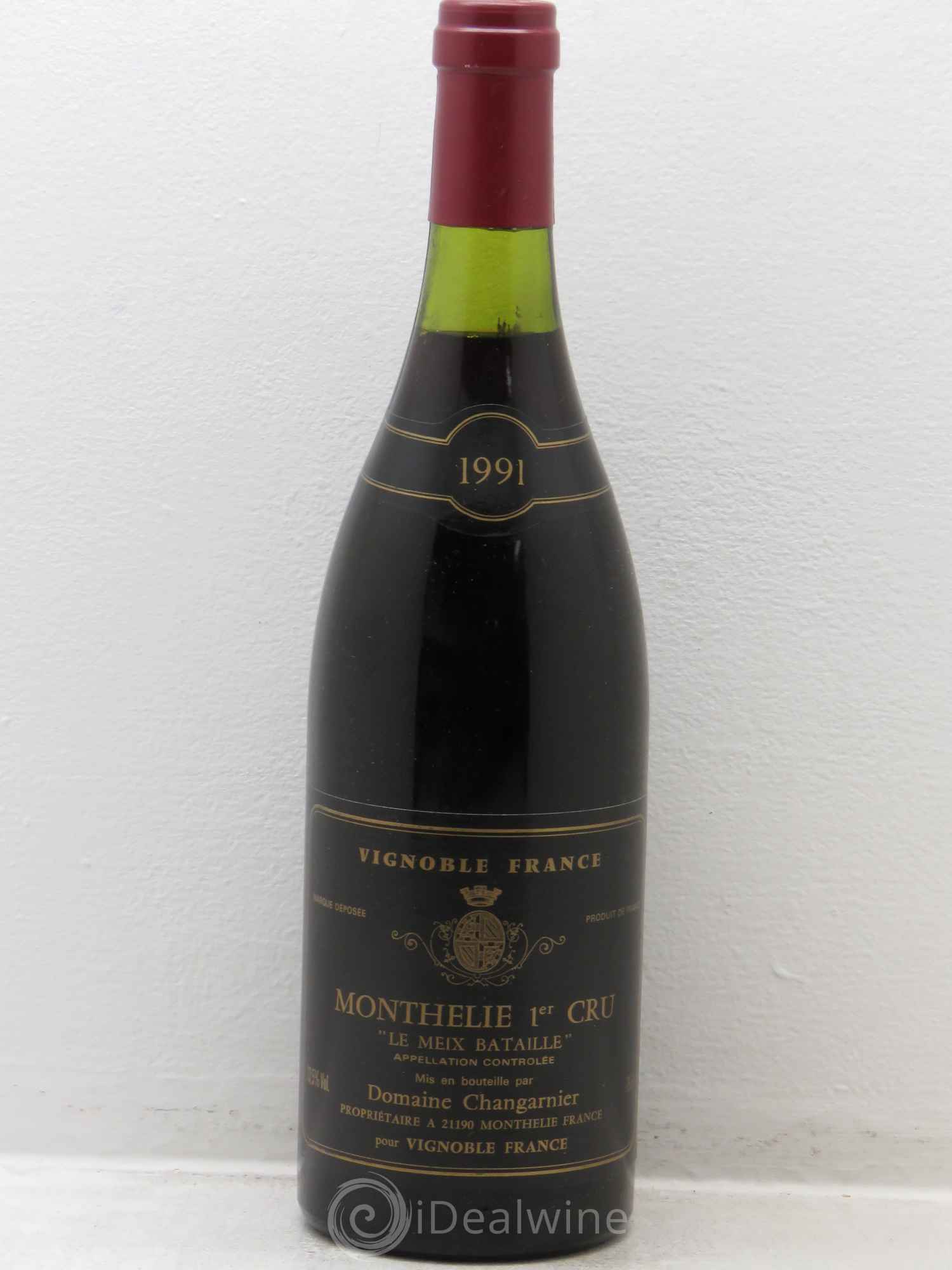 Monthélie 1er Cru 1991 - Lot de 6 bouteilles - 0