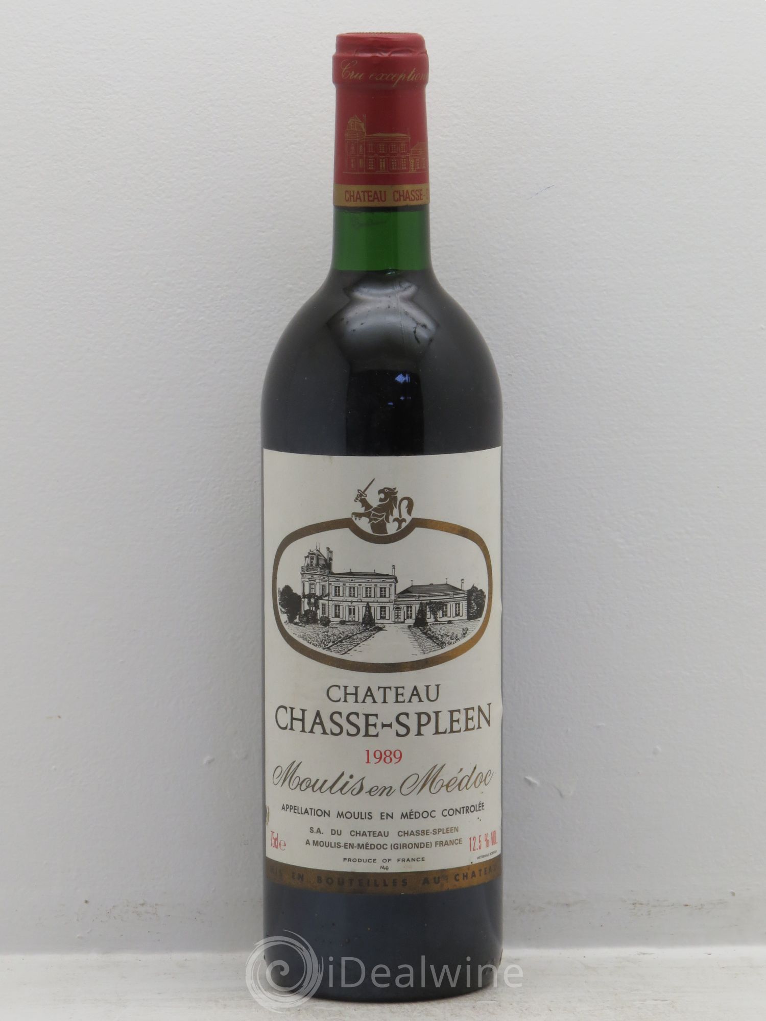 Château Chasse Spleen 1989 - Lot de 1 bouteille - 0