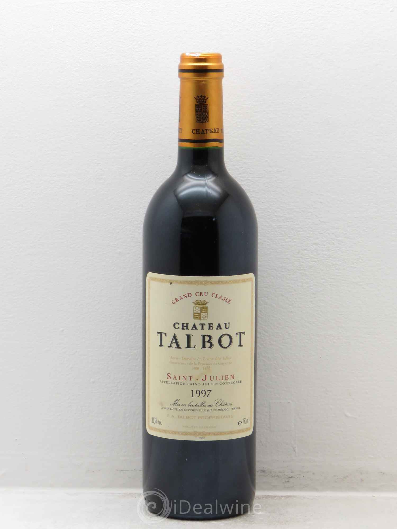 Château Talbot 4ème Grand Cru Classé 1997 - Lot de 1 bouteille - 0
