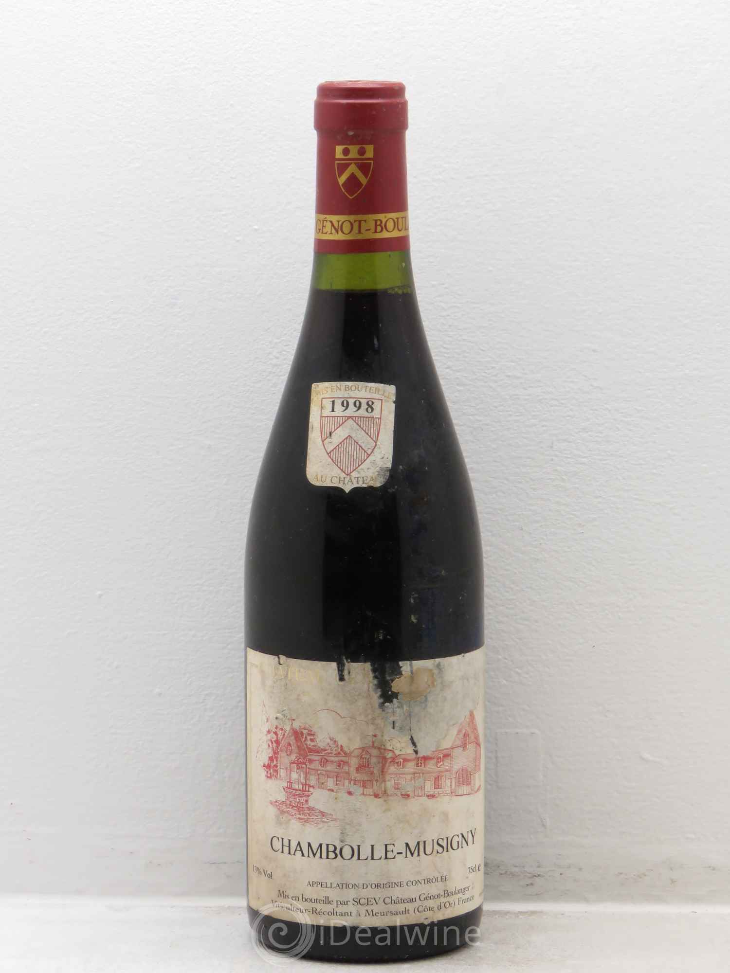 Chambolle-Musigny Genot Boulanger 1998 - Lot de 1 bouteille - 0