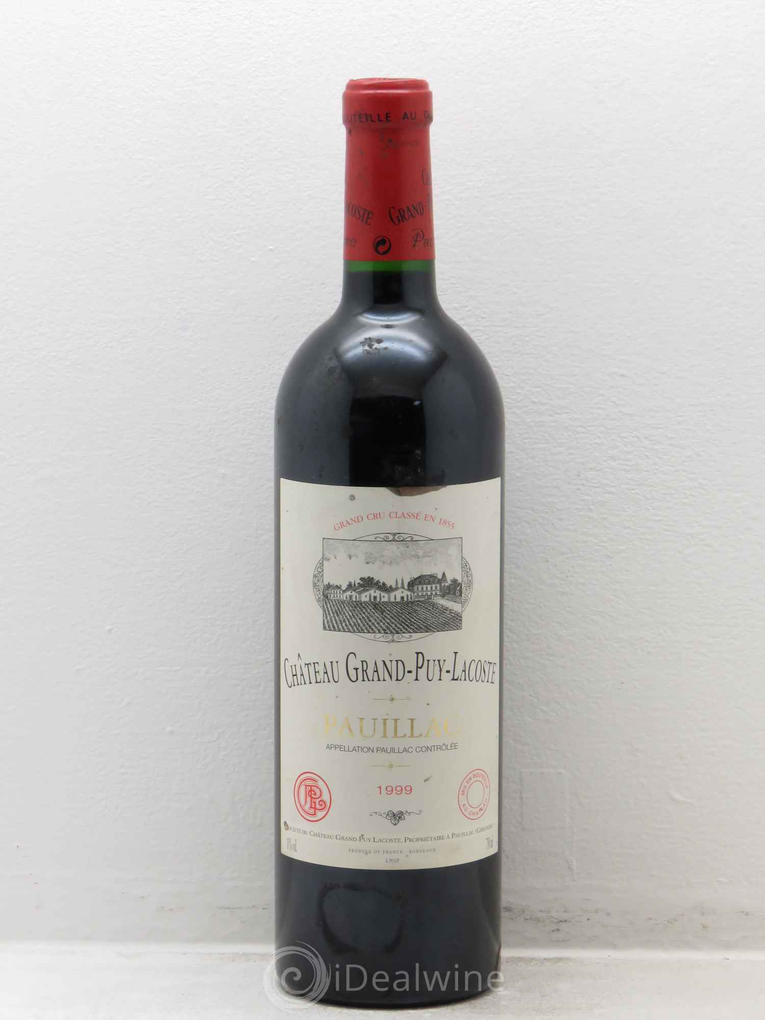 Château Grand Puy Lacoste 5ème Grand Cru Classé 1999 - Lot de 1 bouteille - 0