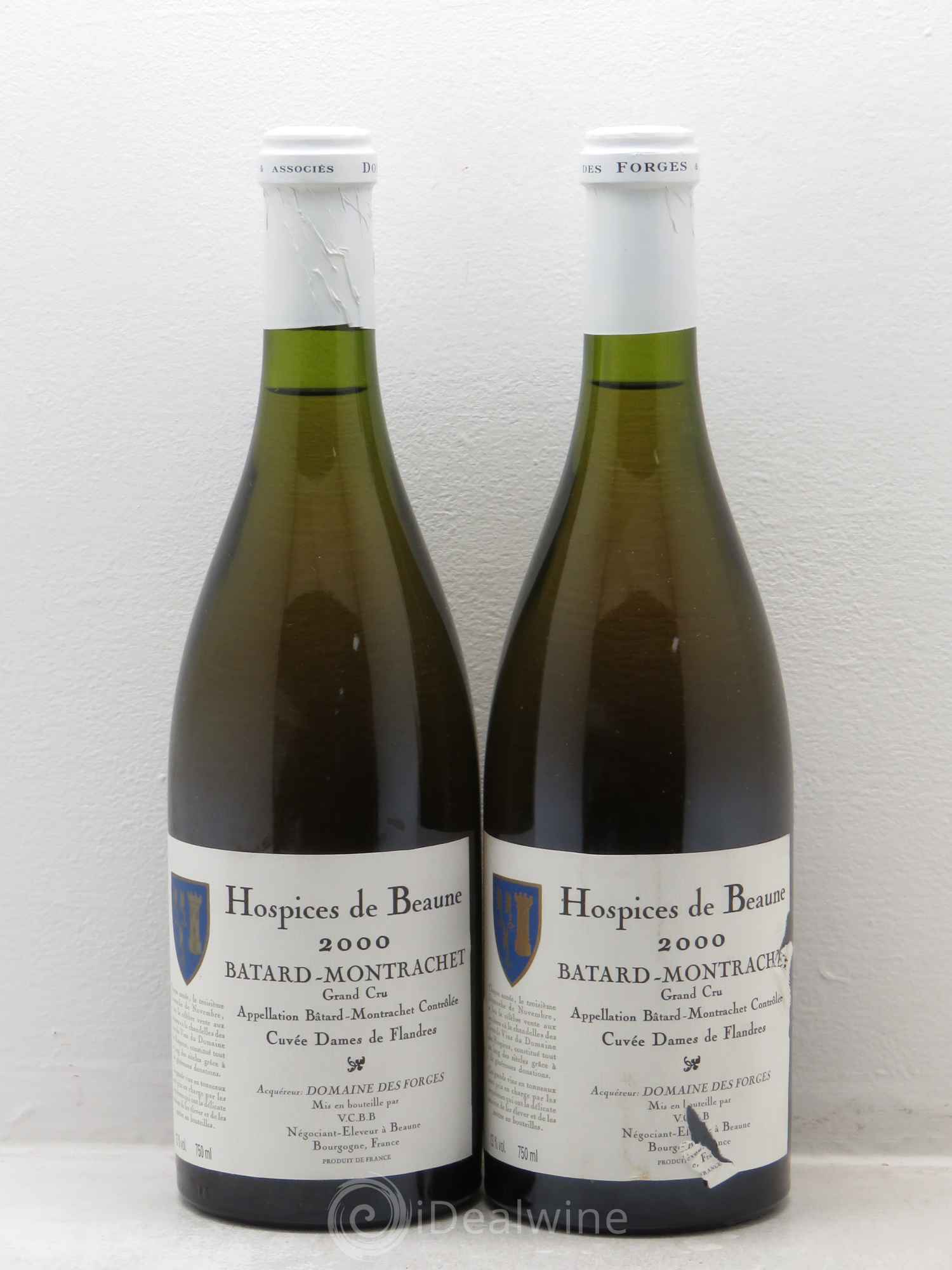 Bâtard-Montrachet Grand Cru Dame des Flandres Hospices de Beaune 2000 - Posten von 2 Flaschen - 0