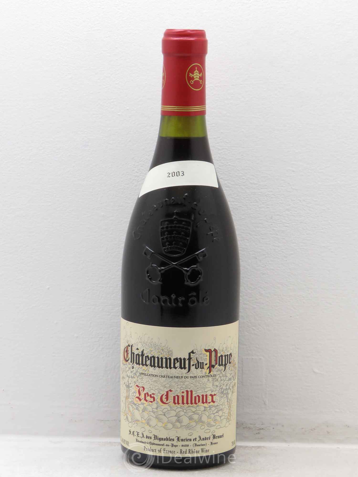 Châteauneuf-du-Pape Les Cailloux André Brunel 2003 - Lot de 1 bouteille - 0