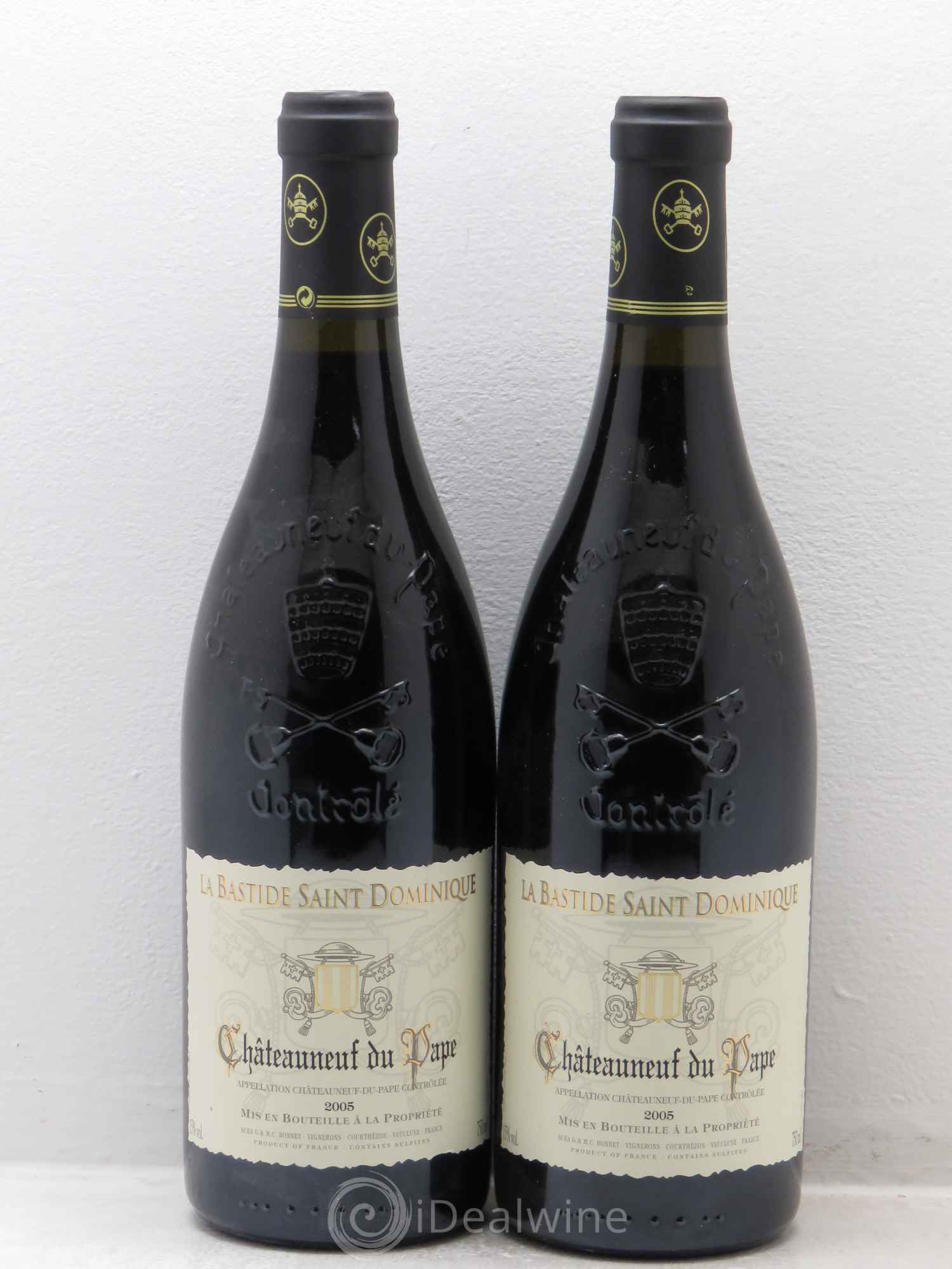 Châteauneuf-du-Pape La Bastide Saint Dominique 2005 - Posten von 2 Flaschen - 0
