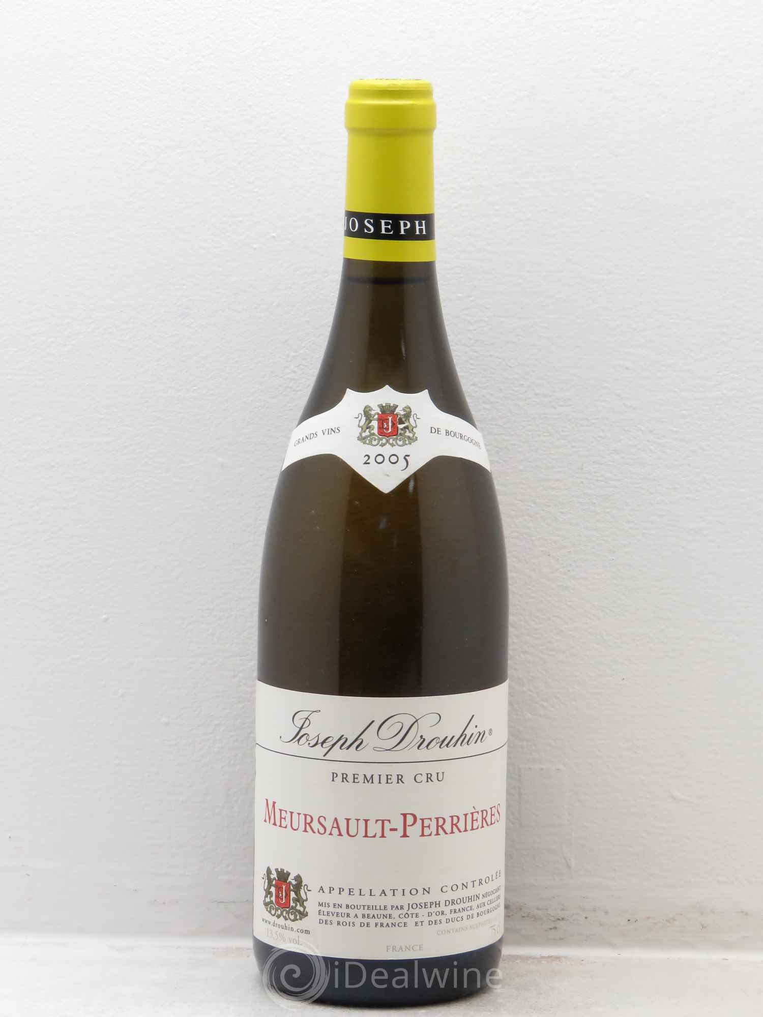 Meursault 1er Cru Perrières Joseph Drouhin 2005 - Lot de 1 bouteille - 0