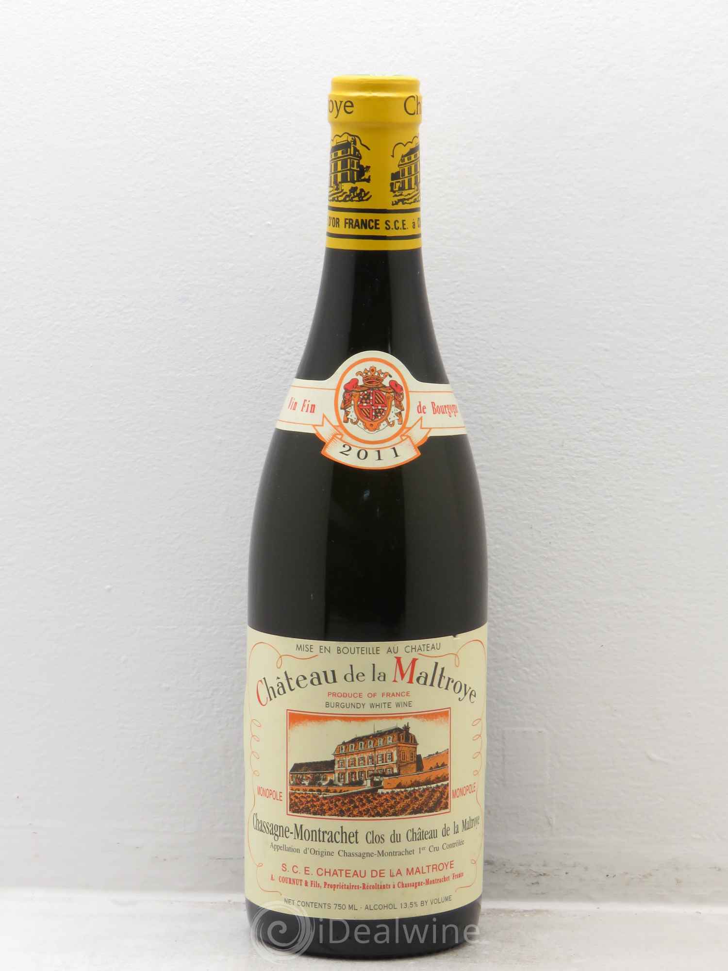 Chassagne-Montrachet 1er Cru Clos du château de la Maltroye 2011 - Posten von 1 Flasche - 0