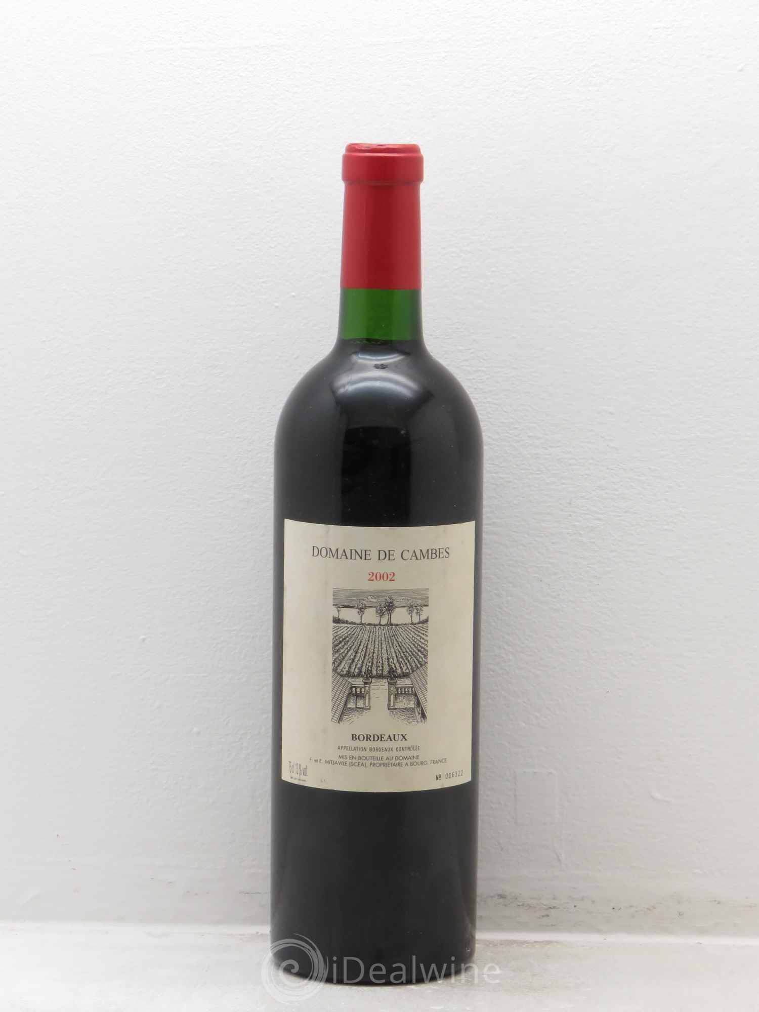 Domaine de Cambes 2002 - Lot de 1 bouteille - 0