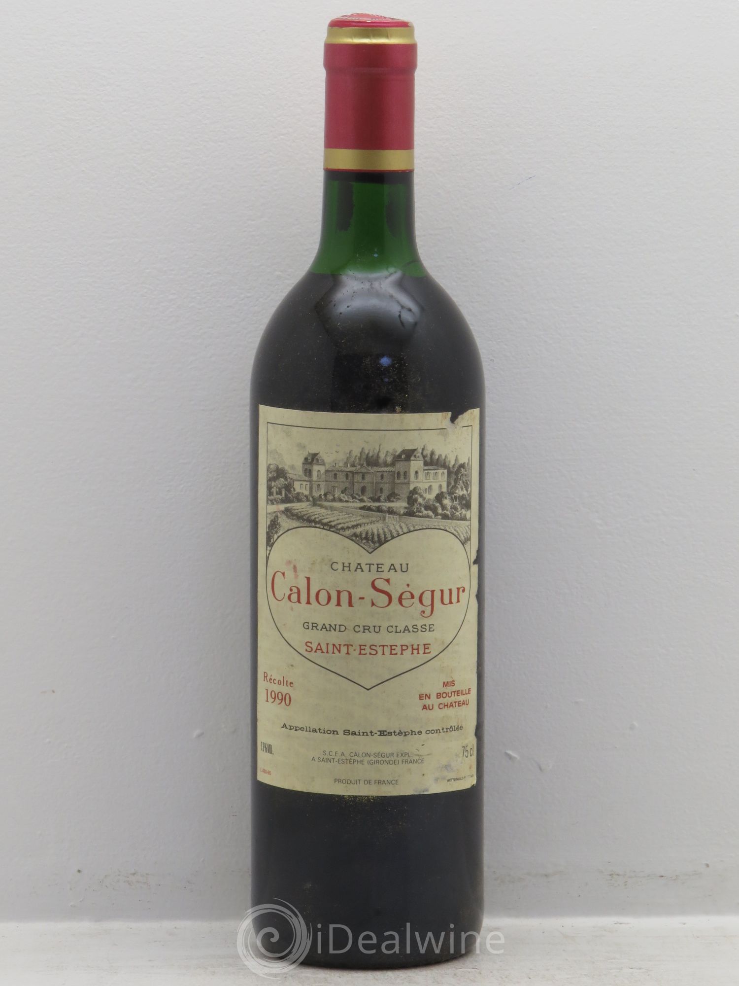 Château Calon Ségur 3ème Grand Cru Classé 1990 - Lot de 1 bouteille - 0