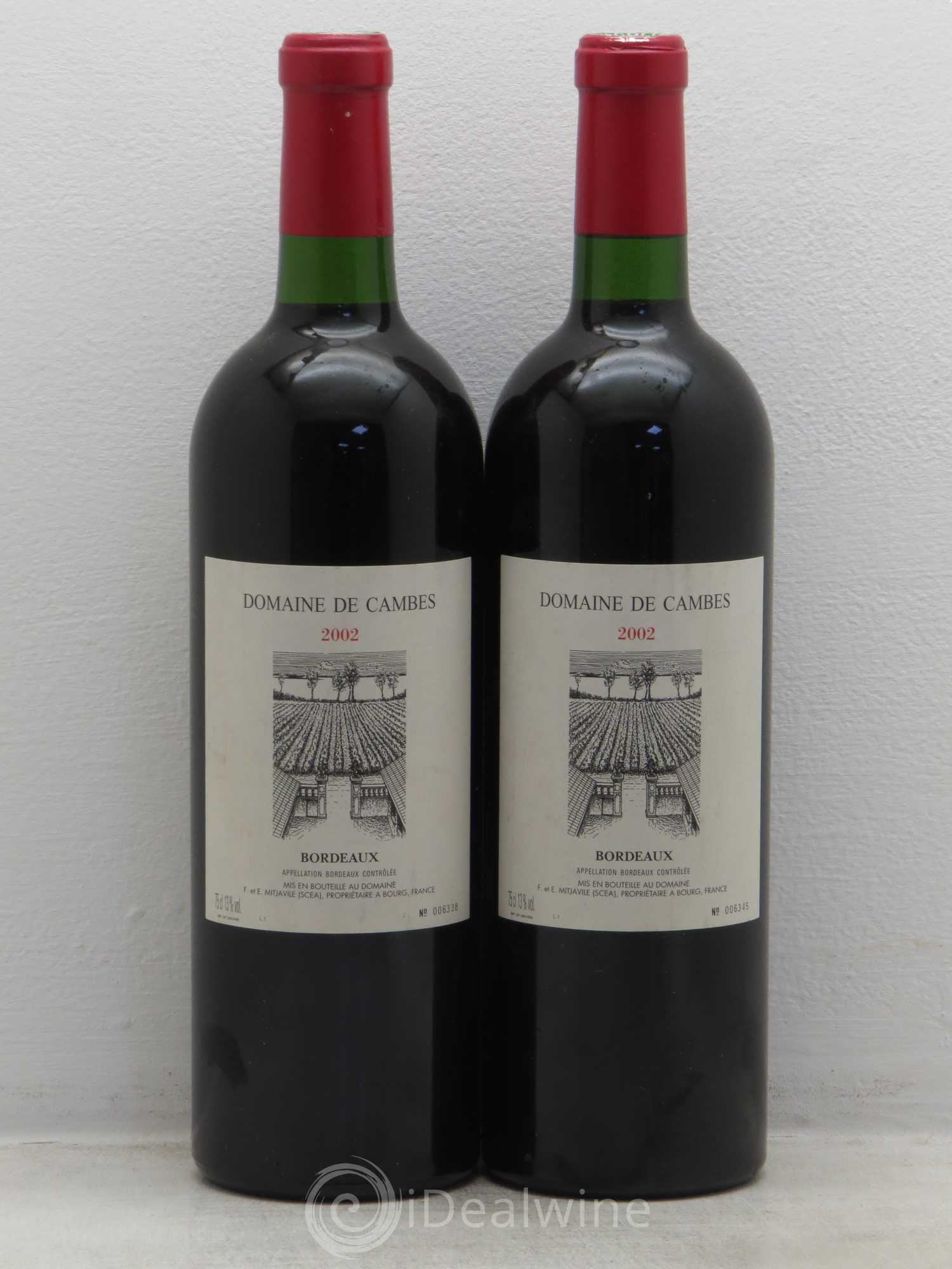Domaine de Cambes 2002 - Lot de 2 bouteilles - 0