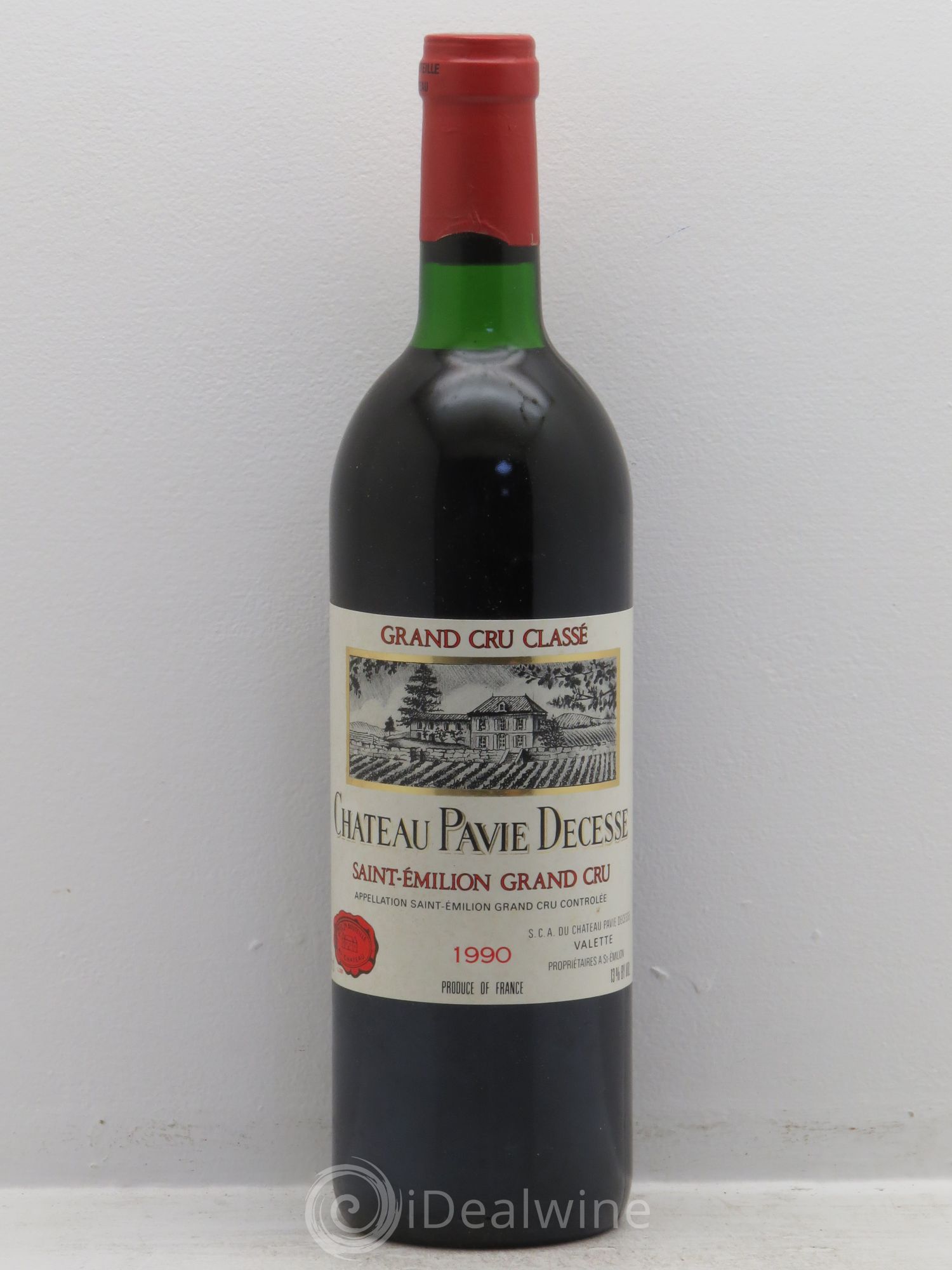 Château Pavie Decesse Grand Cru Classé 1990 - Lot de 1 bouteille - 0