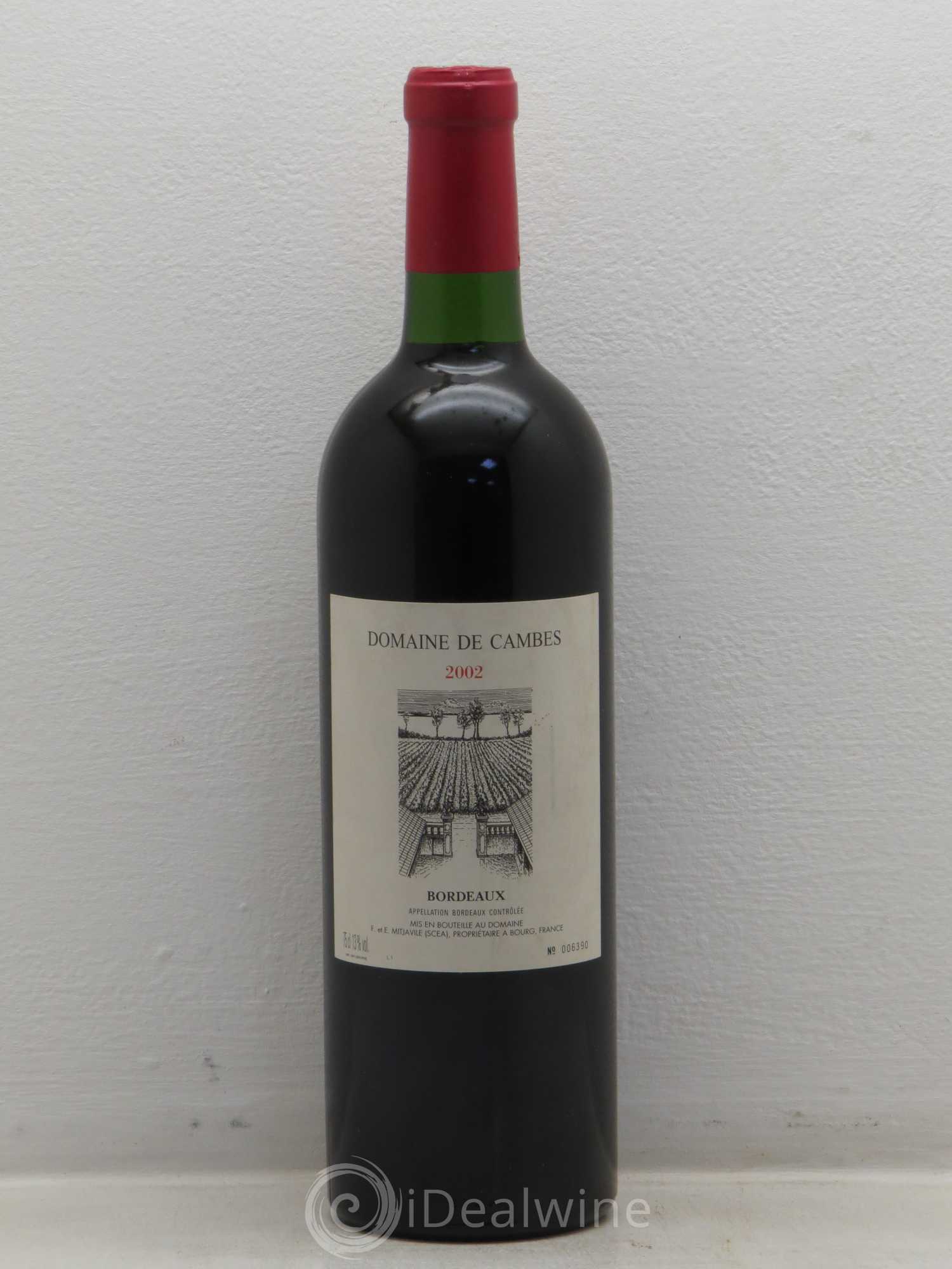 Domaine de Cambes 2002 - Lot de 1 bouteille - 0