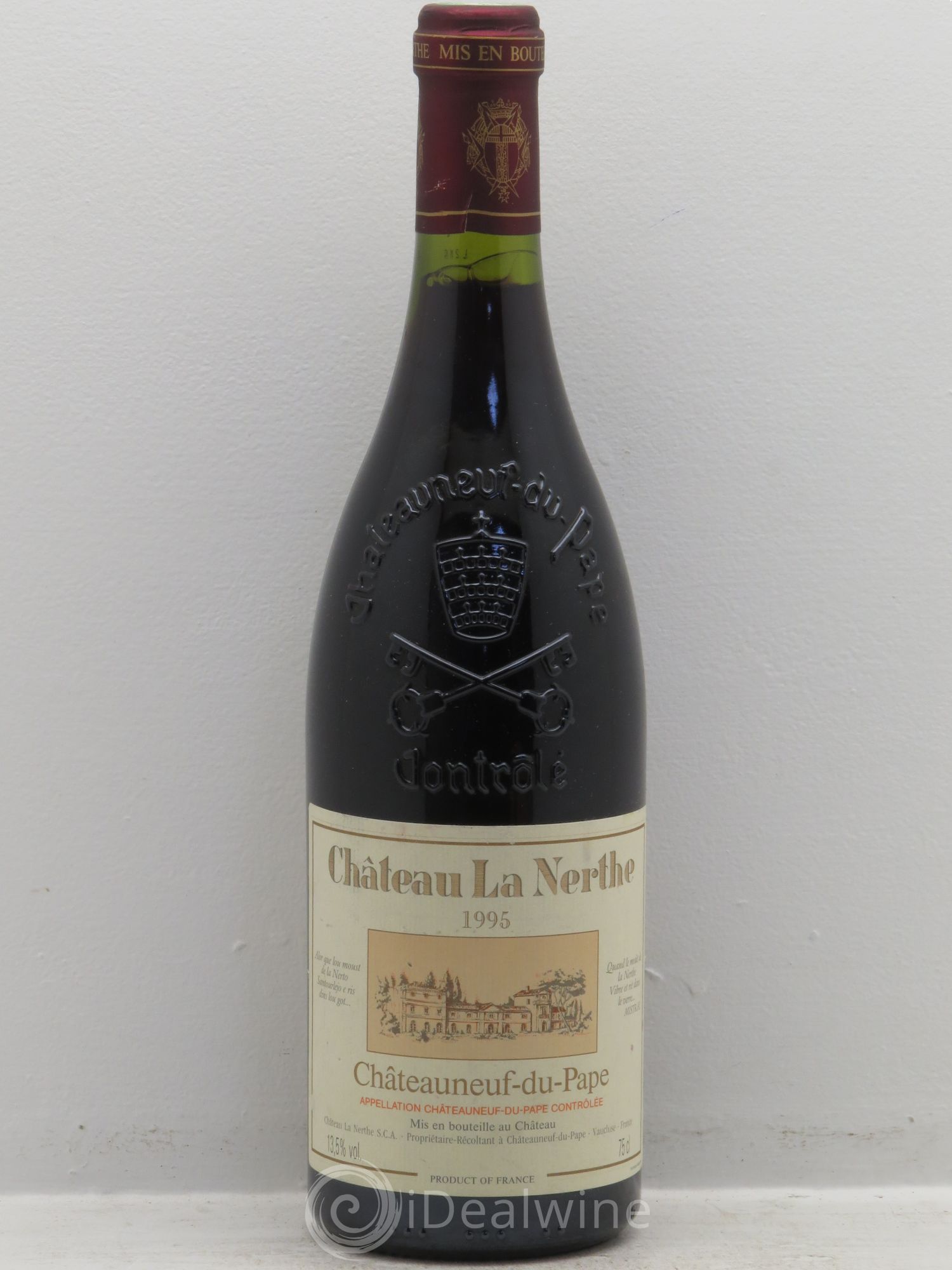 Châteauneuf-du-Pape Château la Nerthe Famille Richard 1995 - Lot de 1 bouteille - 0