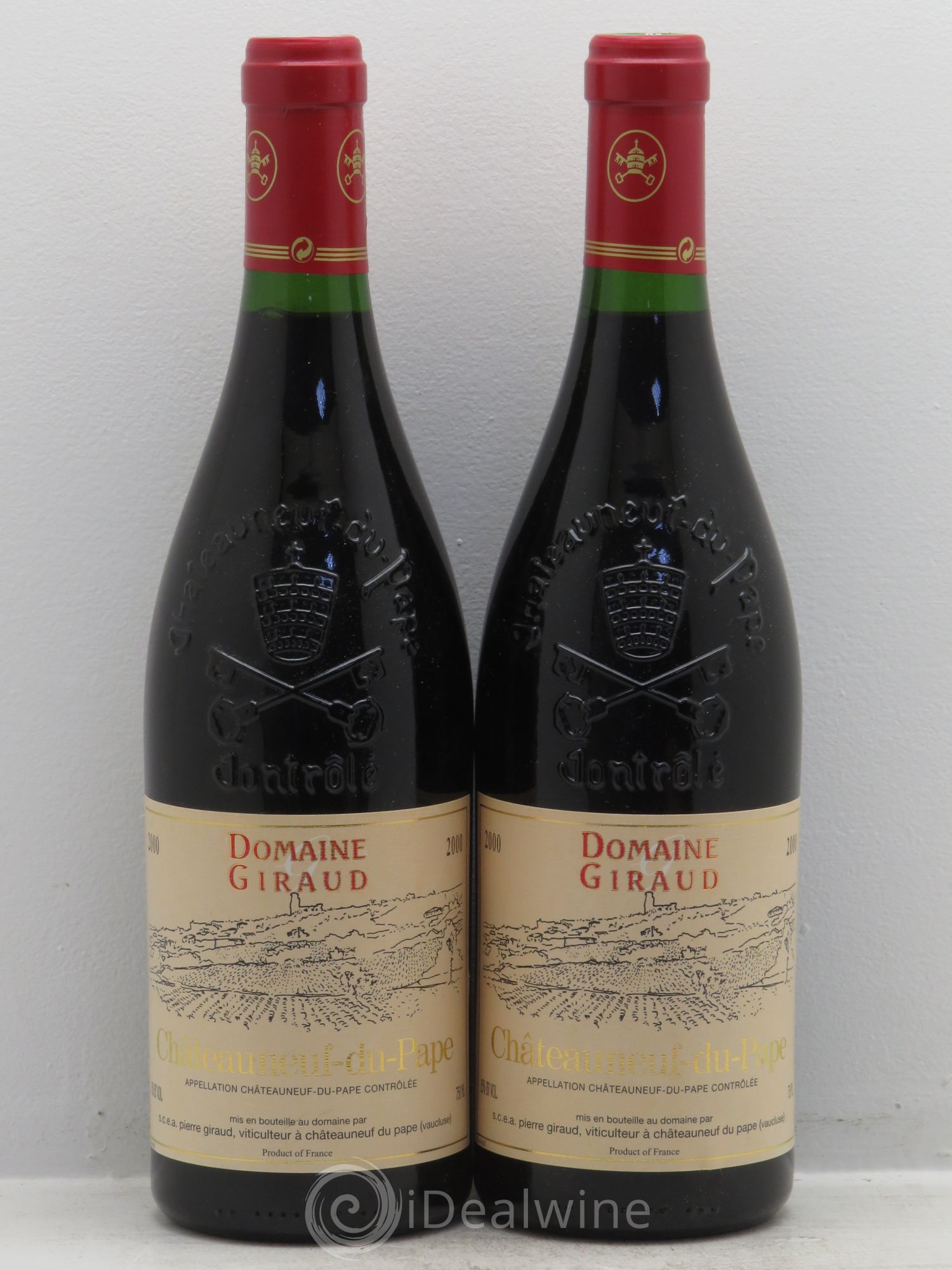 Châteauneuf-du-Pape Tradition Giraud (Domaine) 2000 - Lot de 2 bouteilles - 0