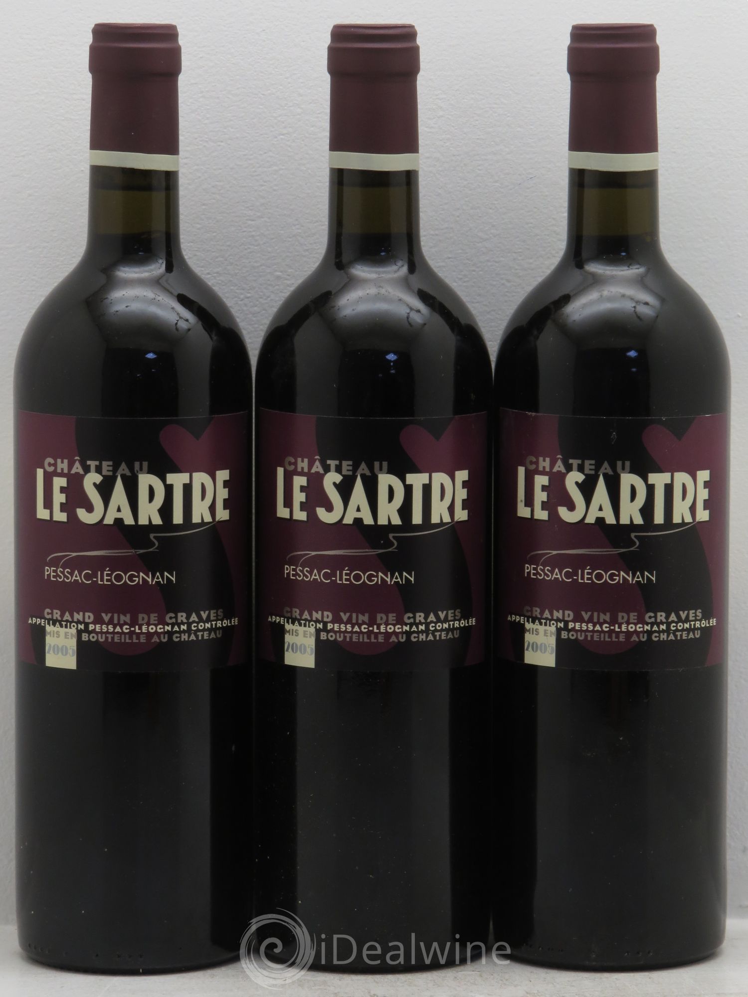 Château le Sartre 2005 - Lot de 3 bouteilles - 0