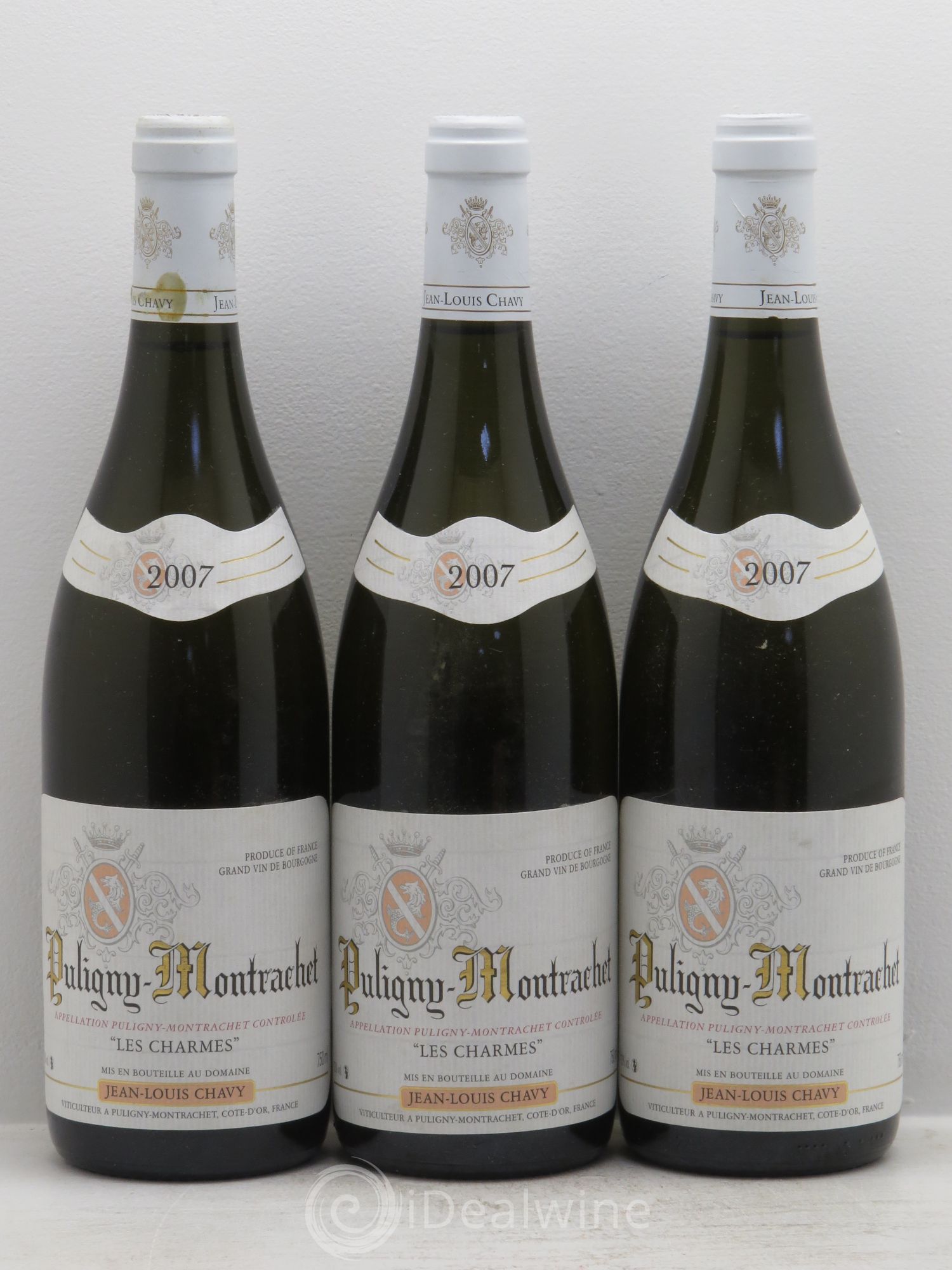 Puligny-Montrachet Les Charmes JL.Chavy 2007 - Posten von 3 Flaschen - 0