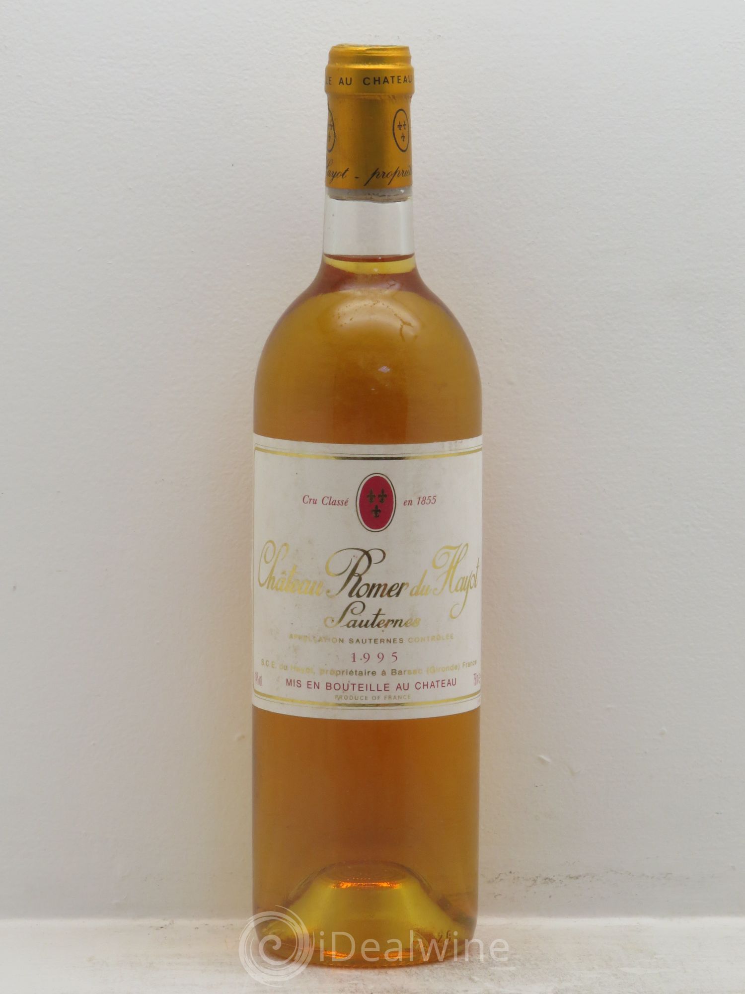 Château Romer du Hayot 2ème Grand Cru Classé (senza prezzo di riserva) 1995 - Lotto di 1 bottiglia - 0
