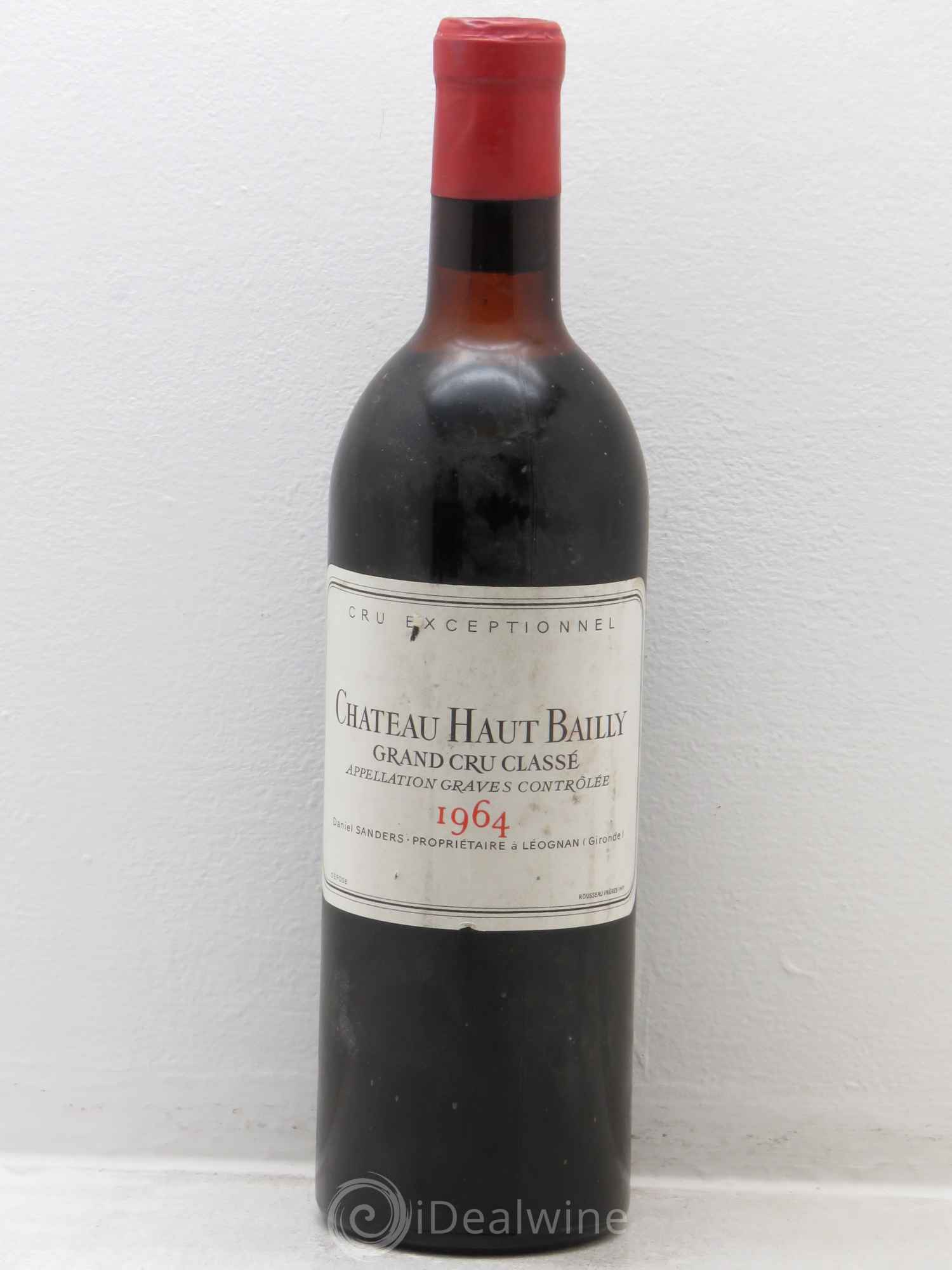 Château Haut-Bailly Cru Classé de Graves 1964 - Lot de 1 bouteille - 0