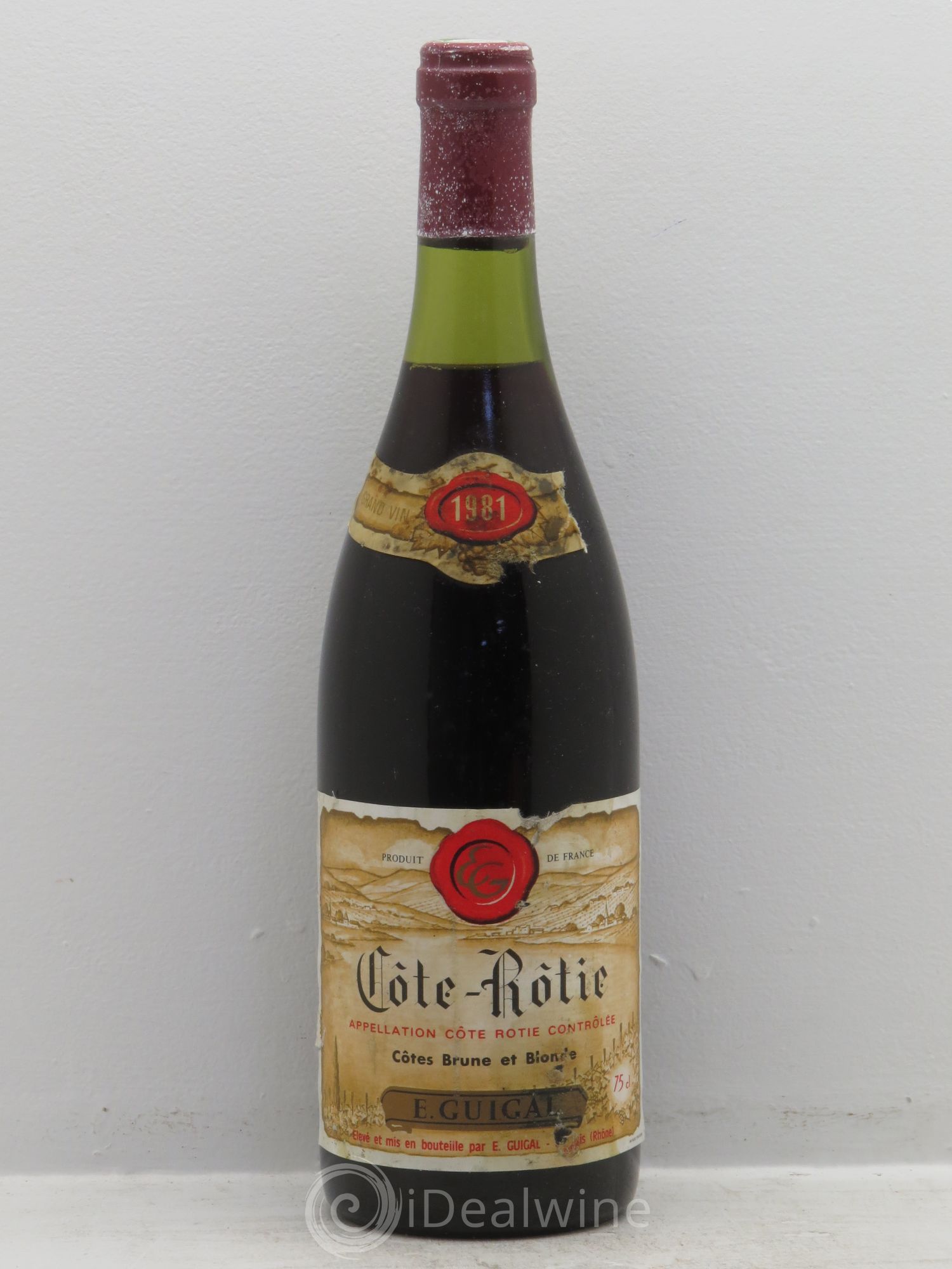 Côte-Rôtie Côtes Brune et Blonde Guigal 1981 - Lot de 1 bouteille - 0