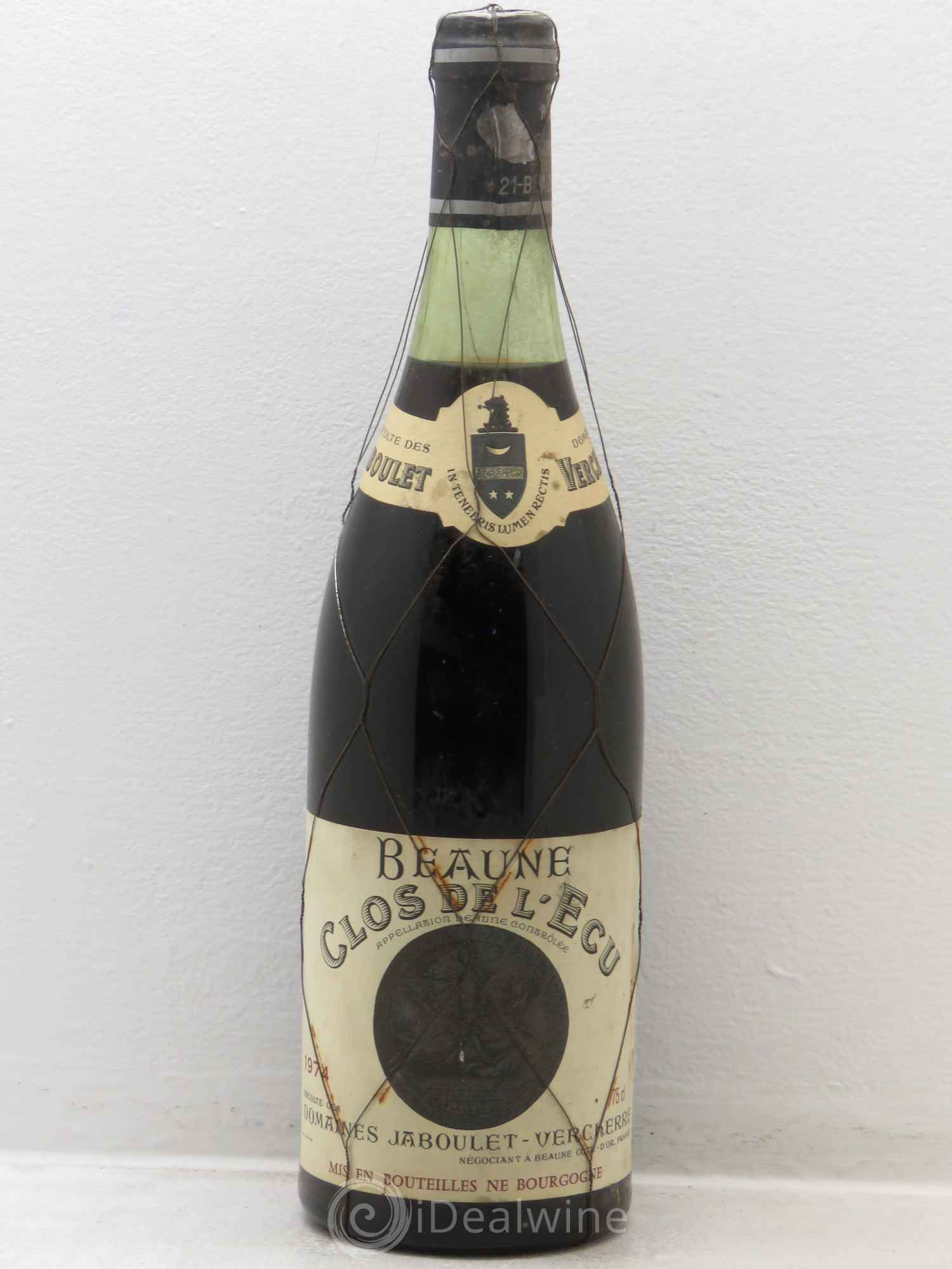 Beaune 1er Cru Clos Ecu 1974 - Lot de 1 bouteille - 0