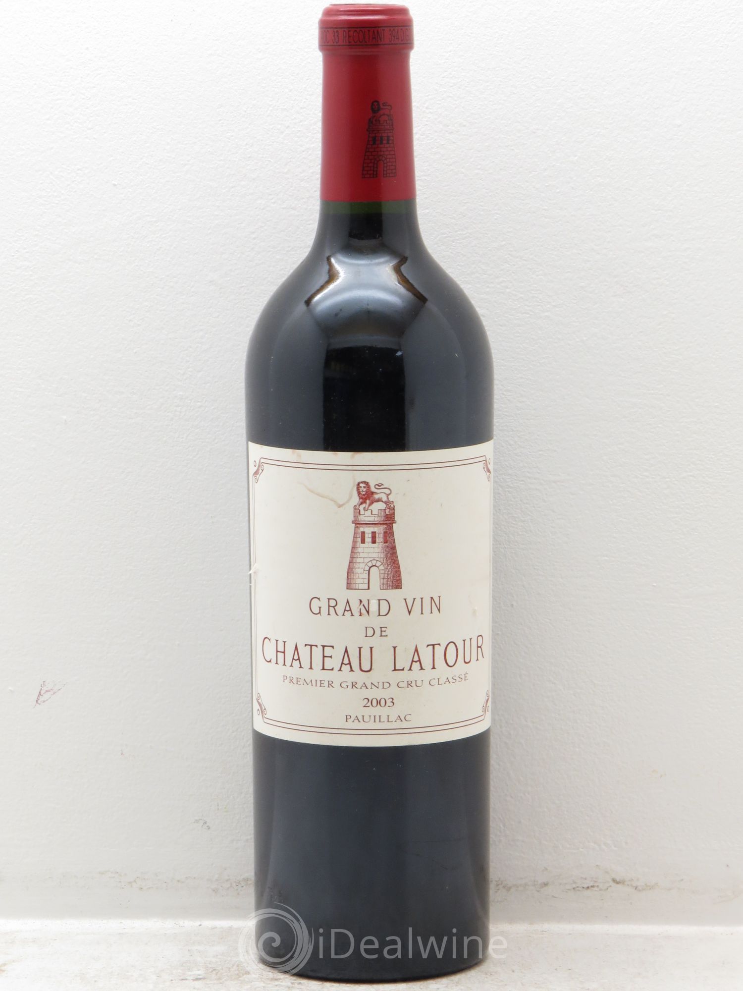 Château Latour 1er Grand Cru Classé (sans prix de réserve) 2003 - Lot de 1 bouteille - 0