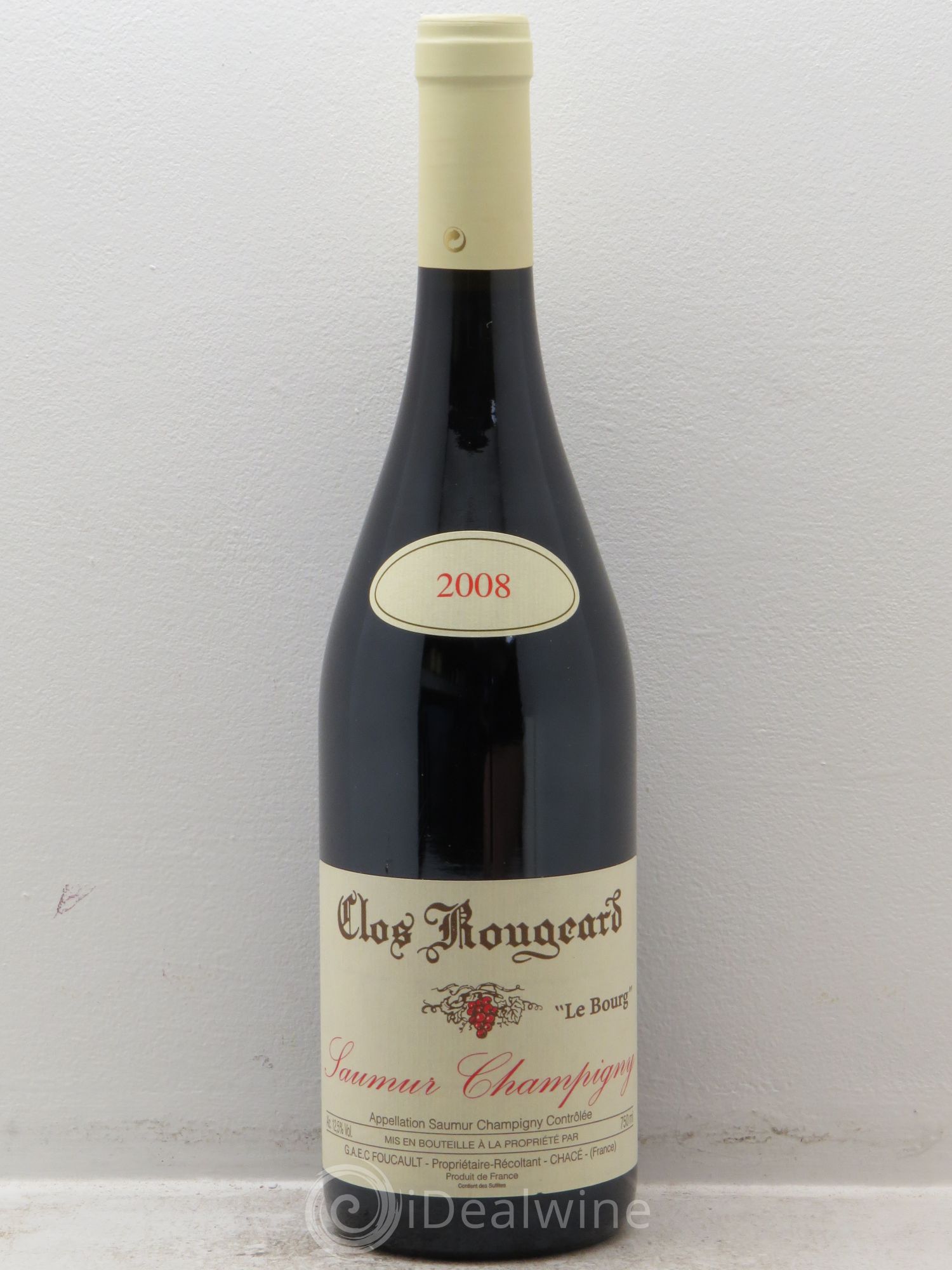 Saumur-Champigny Le Bourg Clos Rougeard 2008 - Lot de 1 bouteille - 0