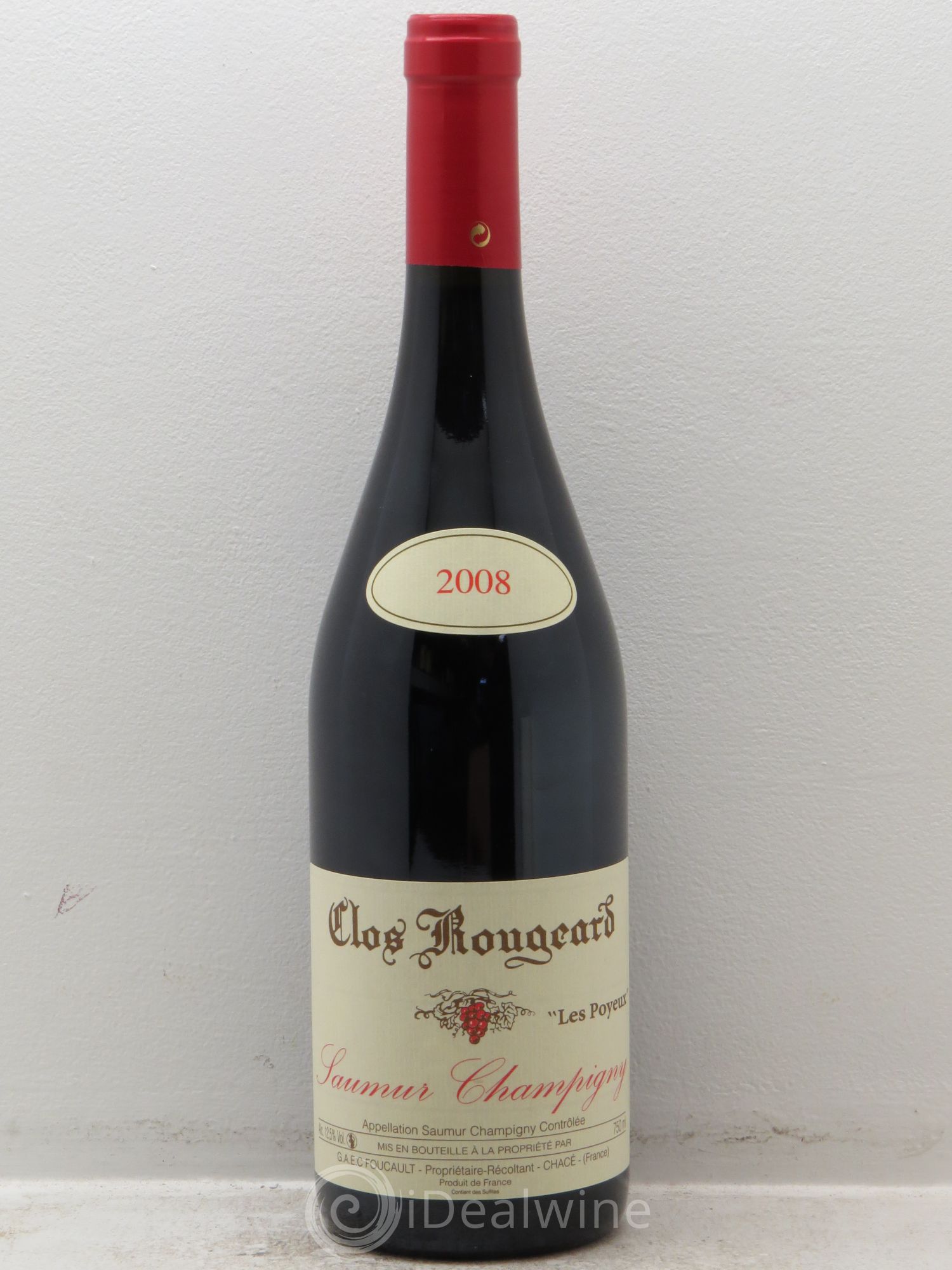 Saumur-Champigny Les Poyeux Clos Rougeard 2008 - Lot de 1 bouteille - 0
