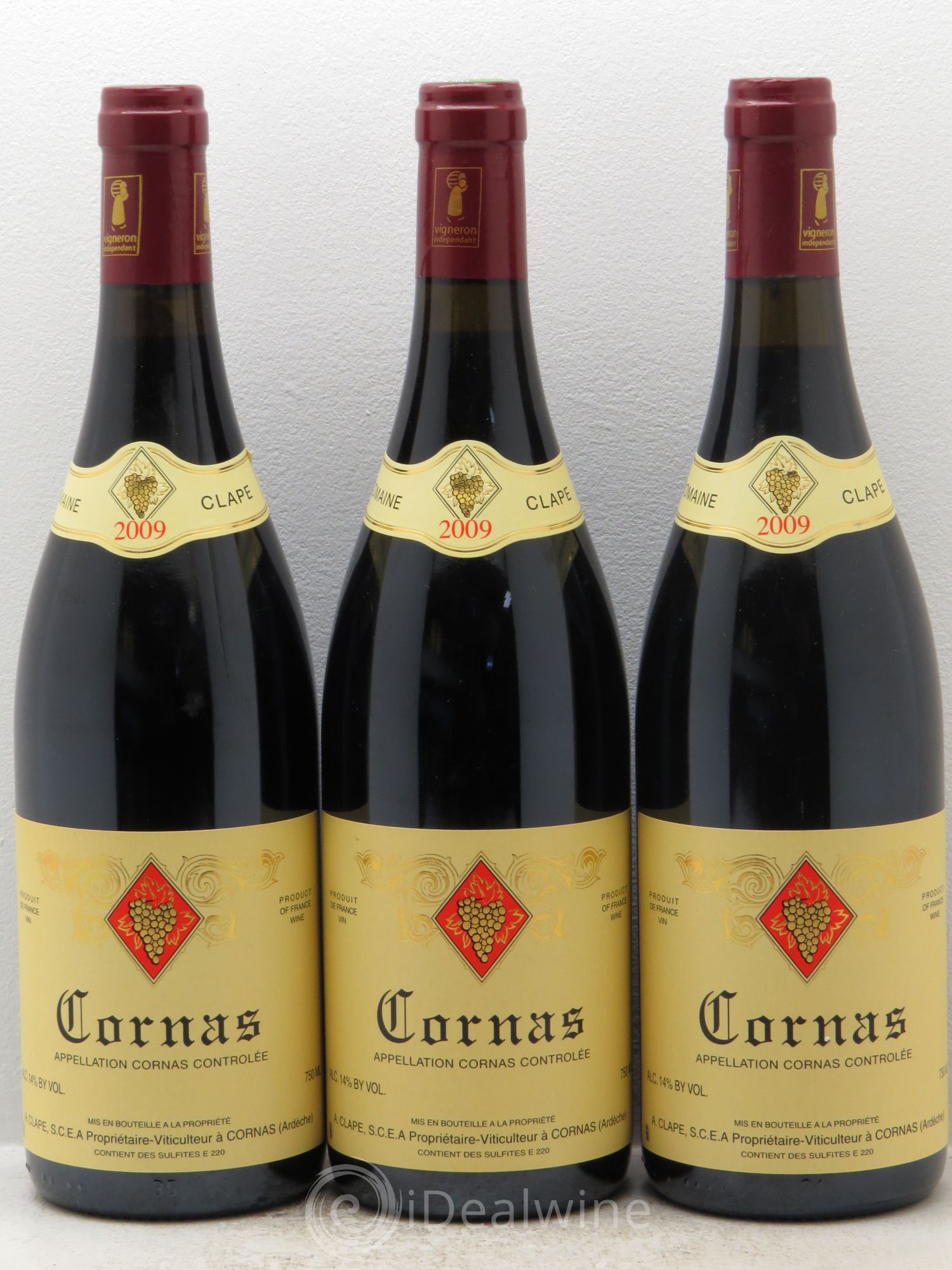 Cornas Auguste Clape 2009 - Lot de 12 bouteilles - 4