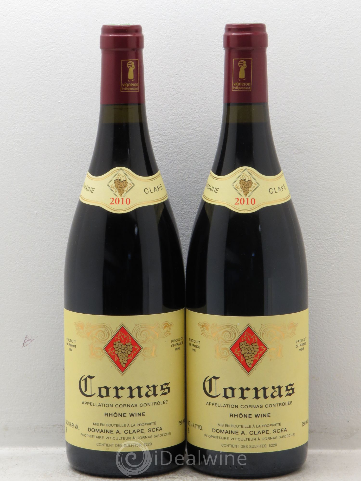 Cornas Auguste Clape 2010 - Lot de 2 bouteilles - 0
